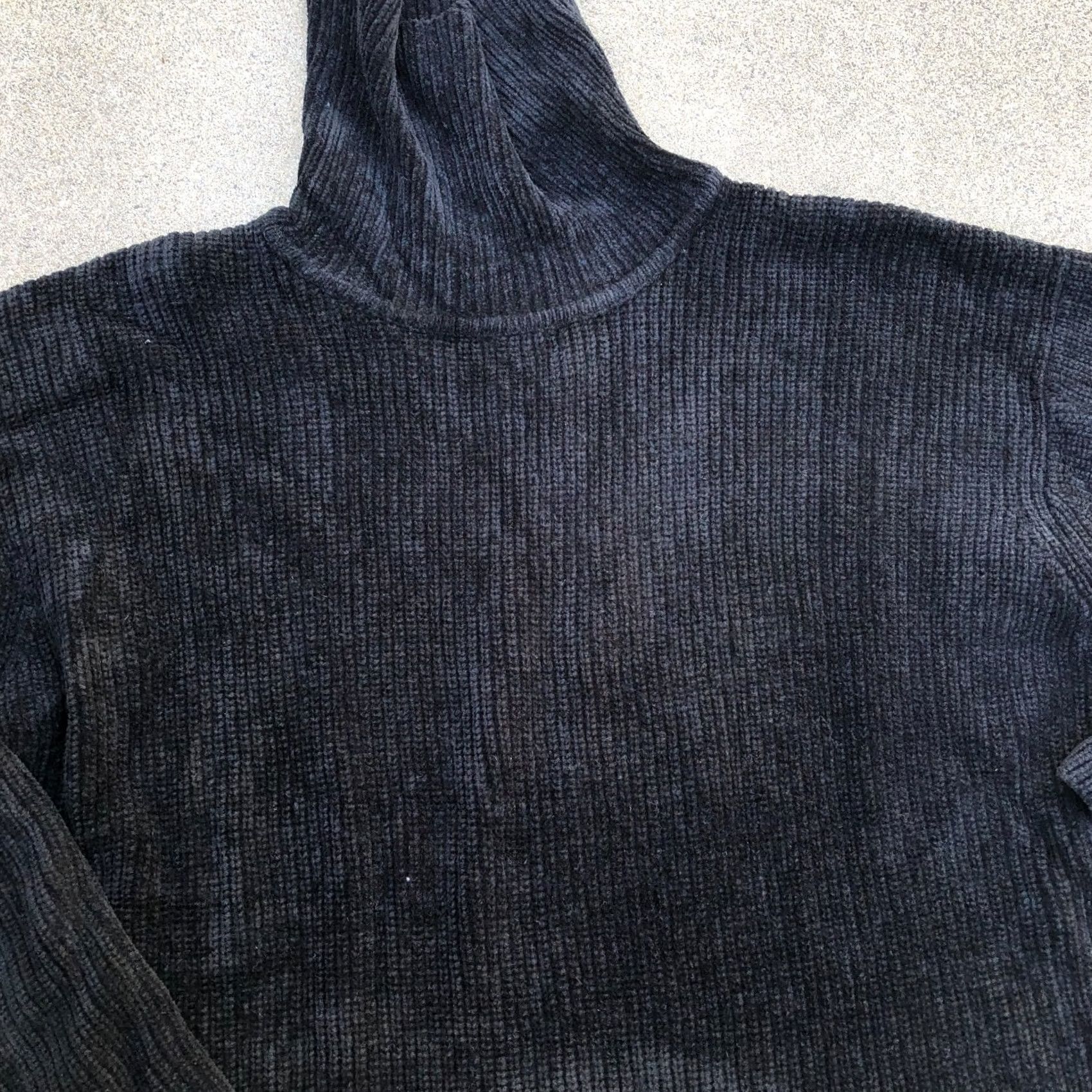 Ralph Lauren LAUREN RALPH LAUREN Black Turtleneck Sweater LG Women's Black Rayon Pullover Size L / US 10 / IT 46 - 2 Thumbnail