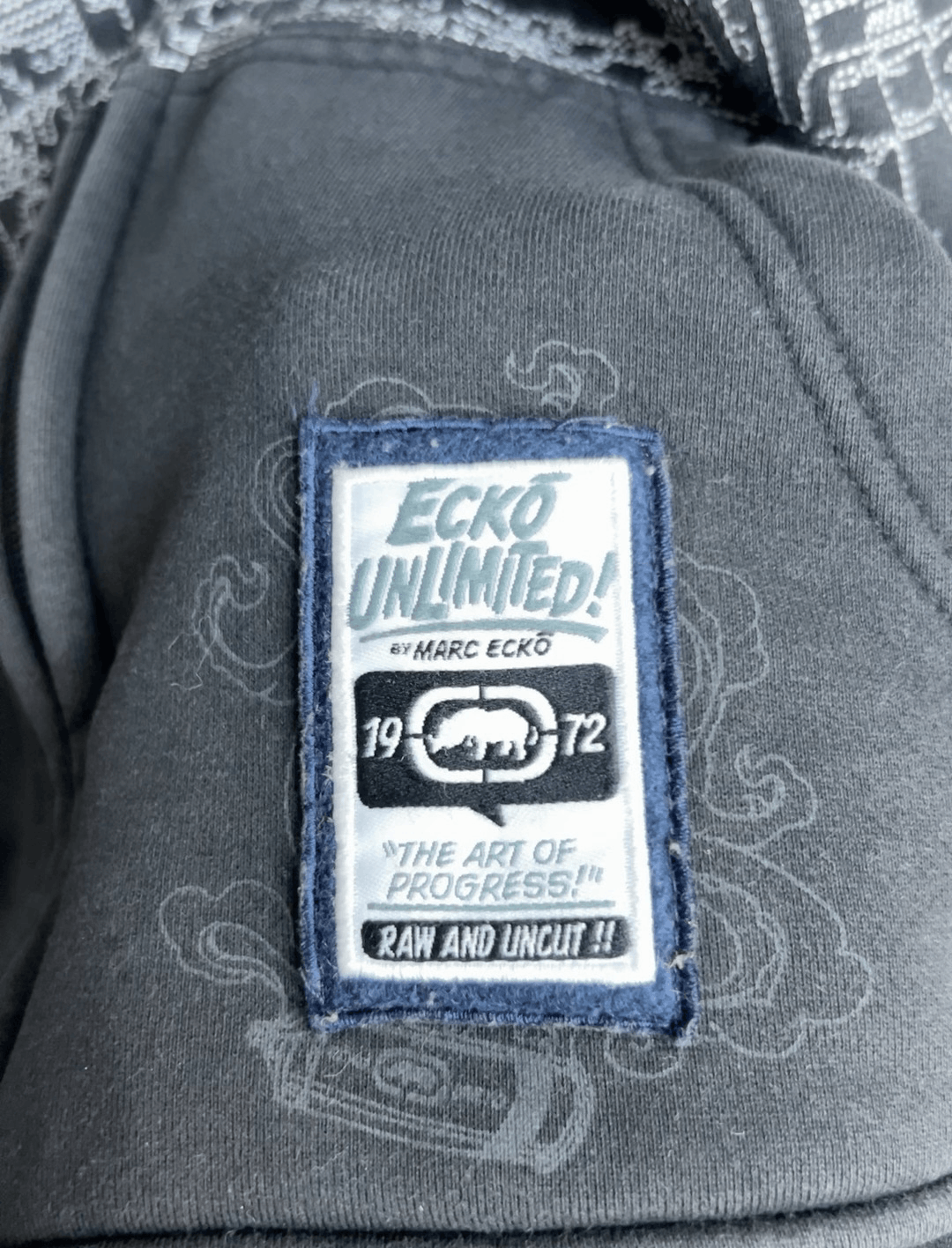 Ecko Unltd. ecko unltd rare grunge zipup hoodie Size US L / EU 52-54 / 3 - 3 Thumbnail