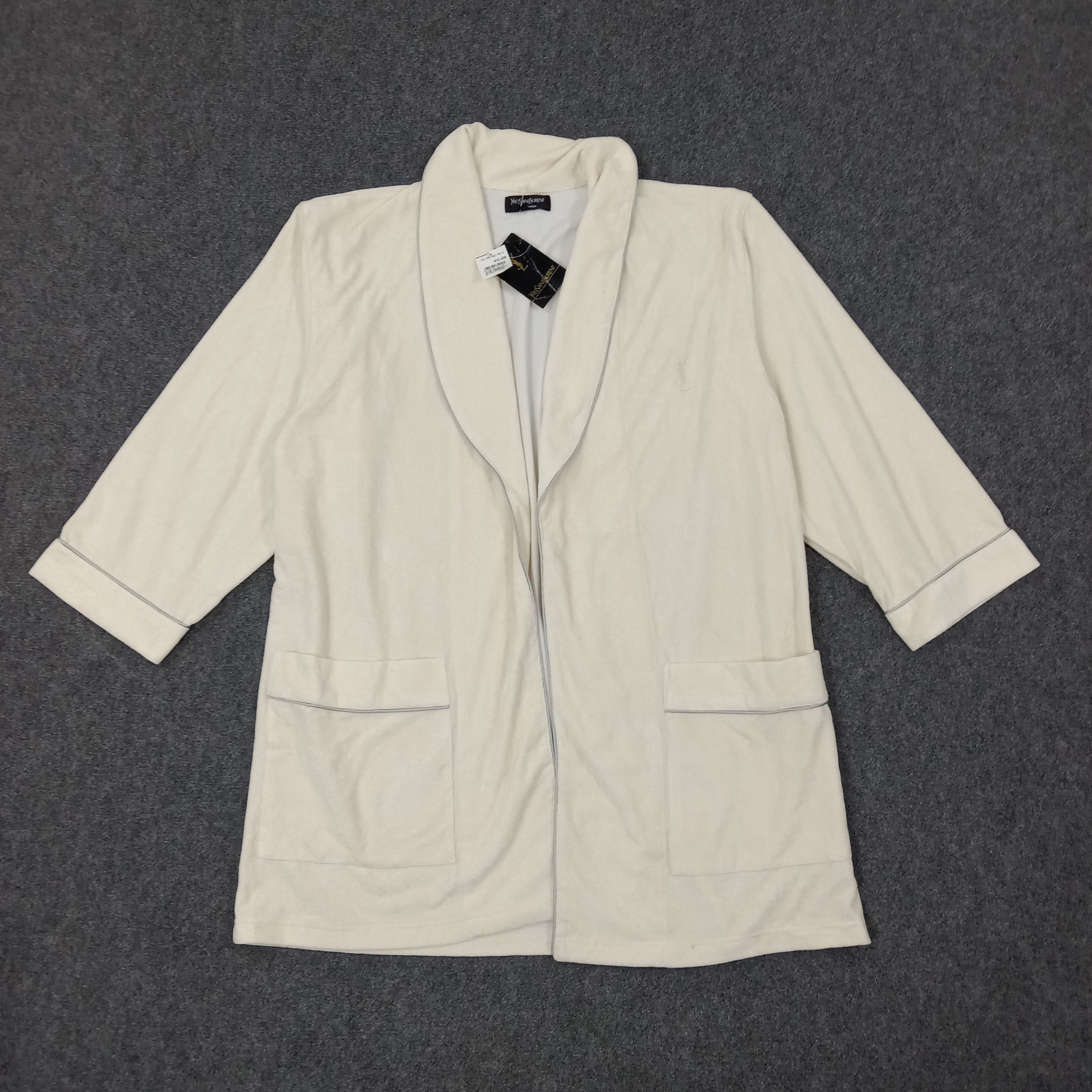 Vintage × Yves Saint Laurent Yves Saint Laurent Italian Brand Shower Jacket C229N23 Size L / US 10 / IT 46 - 1 Thumbnail