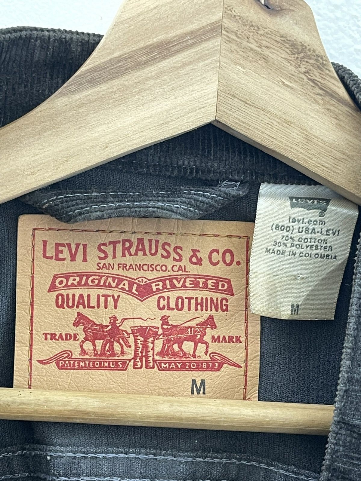 Levi's Vintage Levi’s Brown Corduroy Biker Jacket Cafe Racer Style Size US M / EU 48-50 / 2 - 15 Thumbnail
