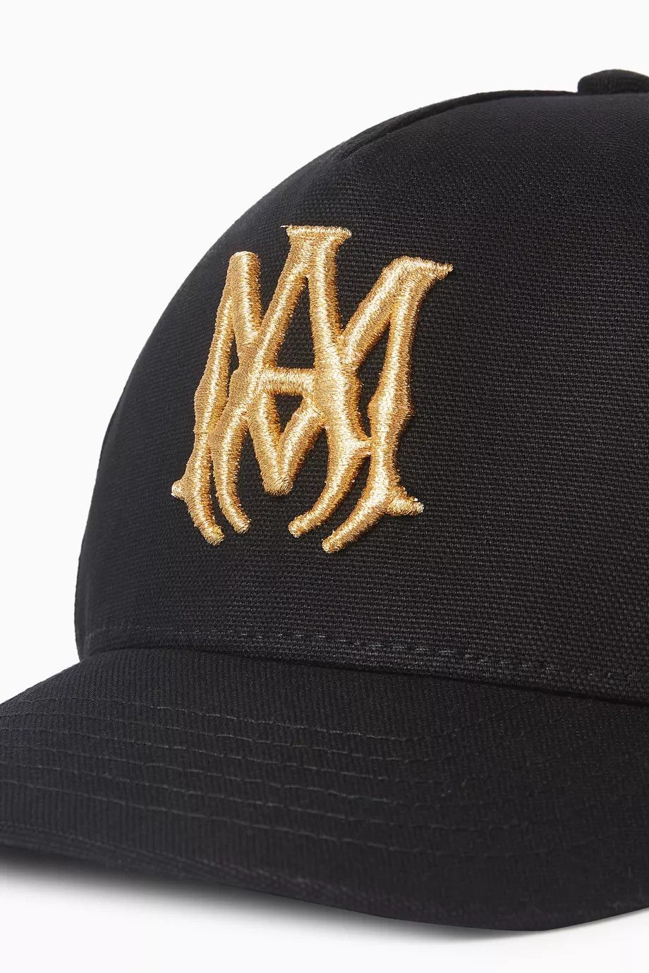 Amiri os11x1225 Size: OS / MA Embroidered Baseball Cap in Black Size ONE SIZE - 4 Thumbnail