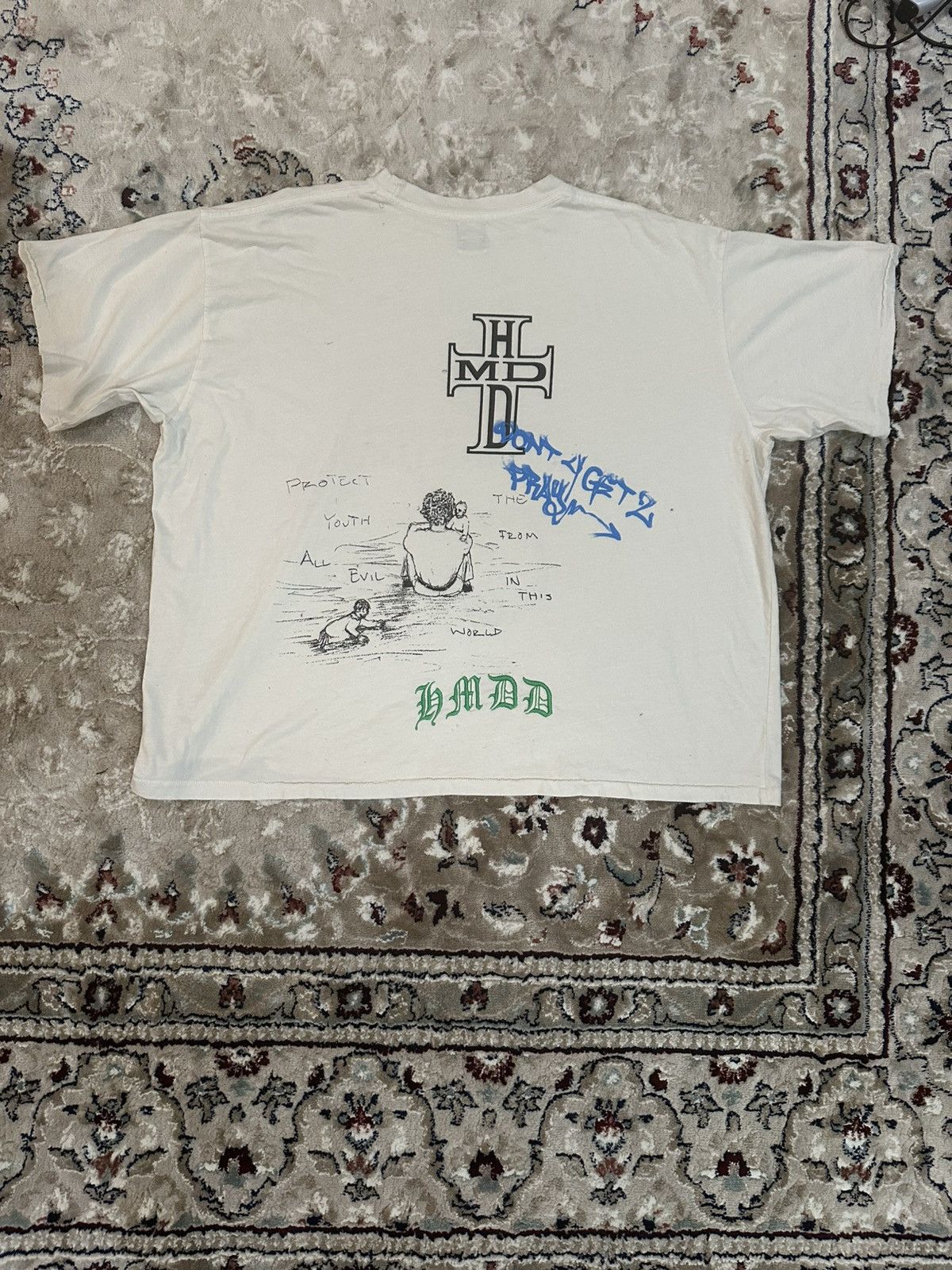 HMDD Hmdd prayer T shirt Size US M / EU 48-50 / 2 - 2 Thumbnail