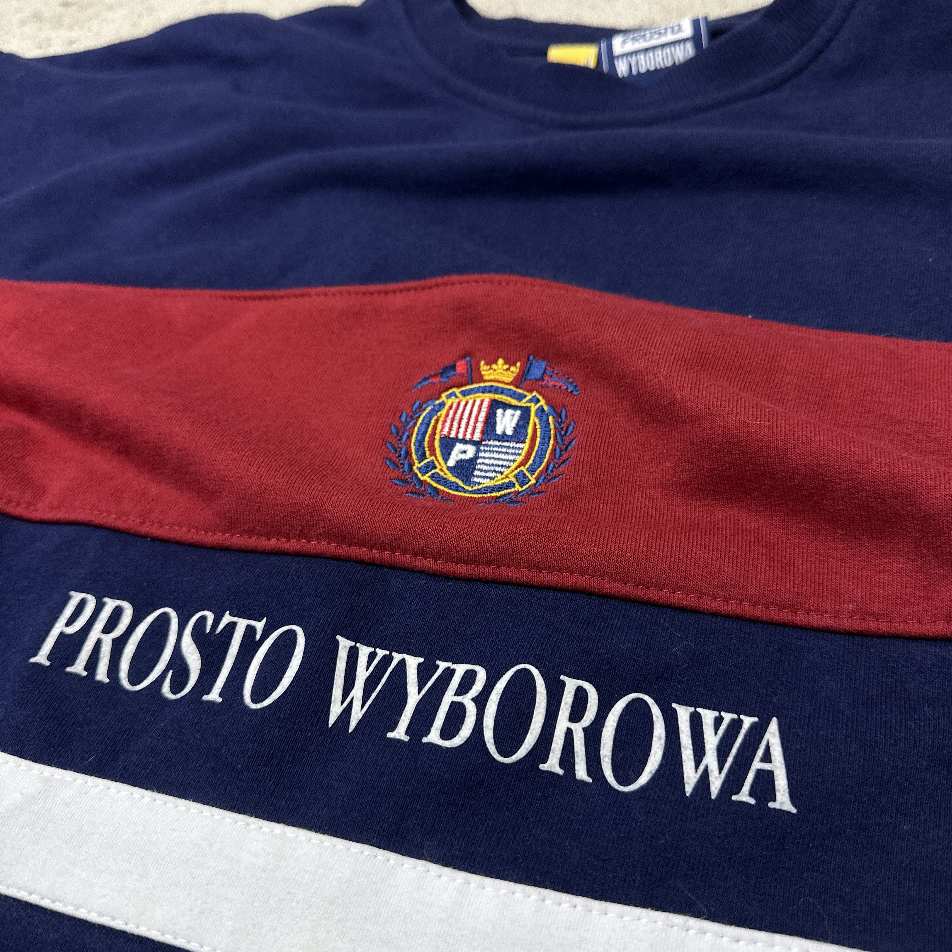 Vintage Vintage Streetwear Skater Prosto x Wyborowa Sweatshirt Y2K Size US XXL / EU 58 / 5 - 4 Thumbnail