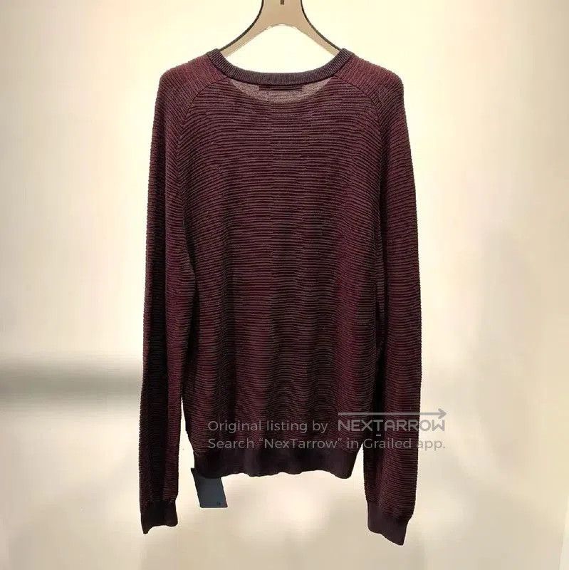 Louis Vuitton Louis Vuitton Burgundy Cotton Knit Sweater . Size US L / EU 52-54 / 3 - 2 Thumbnail