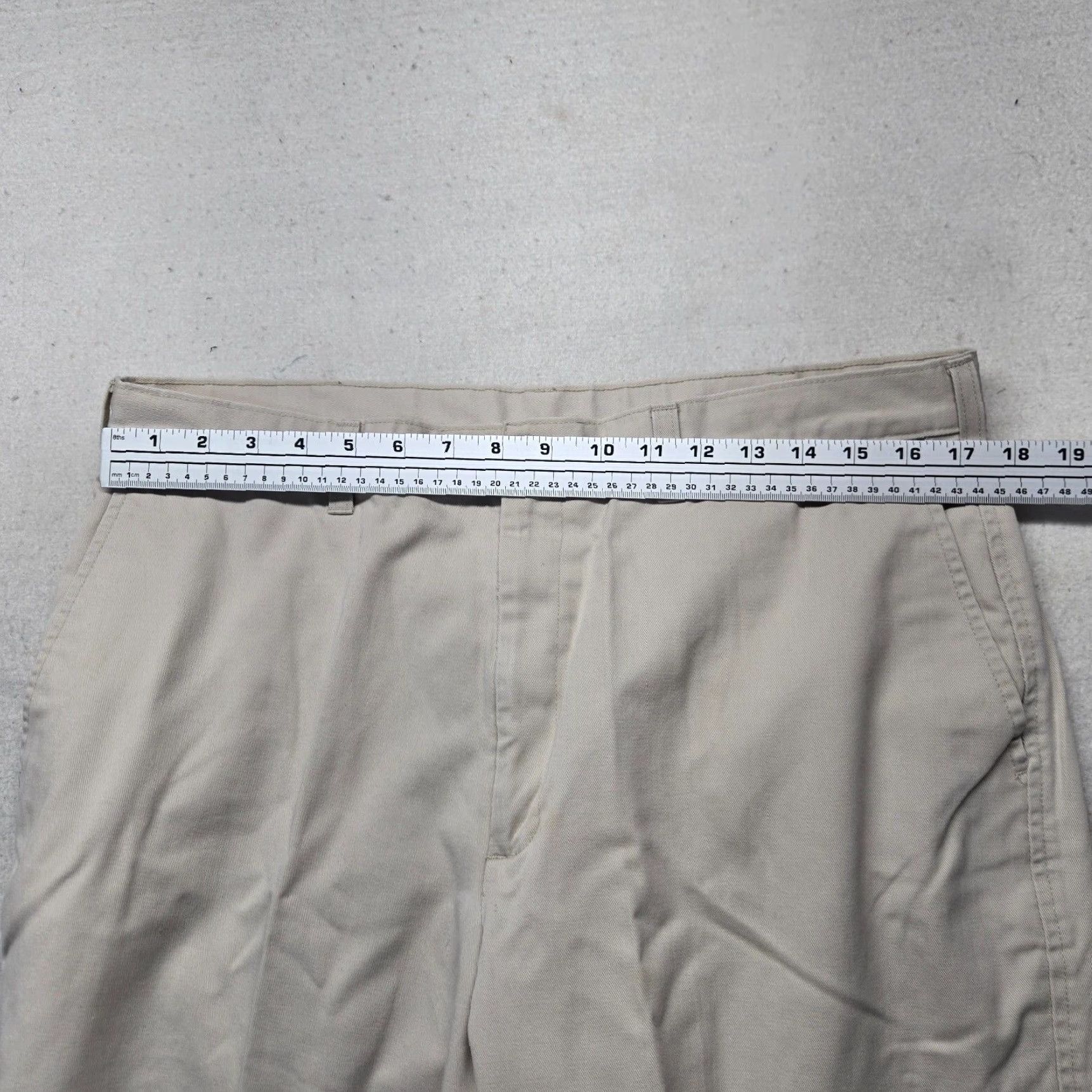 Farah Authentic Khaki Hued Cotton Twill Chino Fabric Work Dress Pants for Adult Mens Size 38 Waist 30 Inseam Size US 38 / EU 54 - 5 Thumbnail