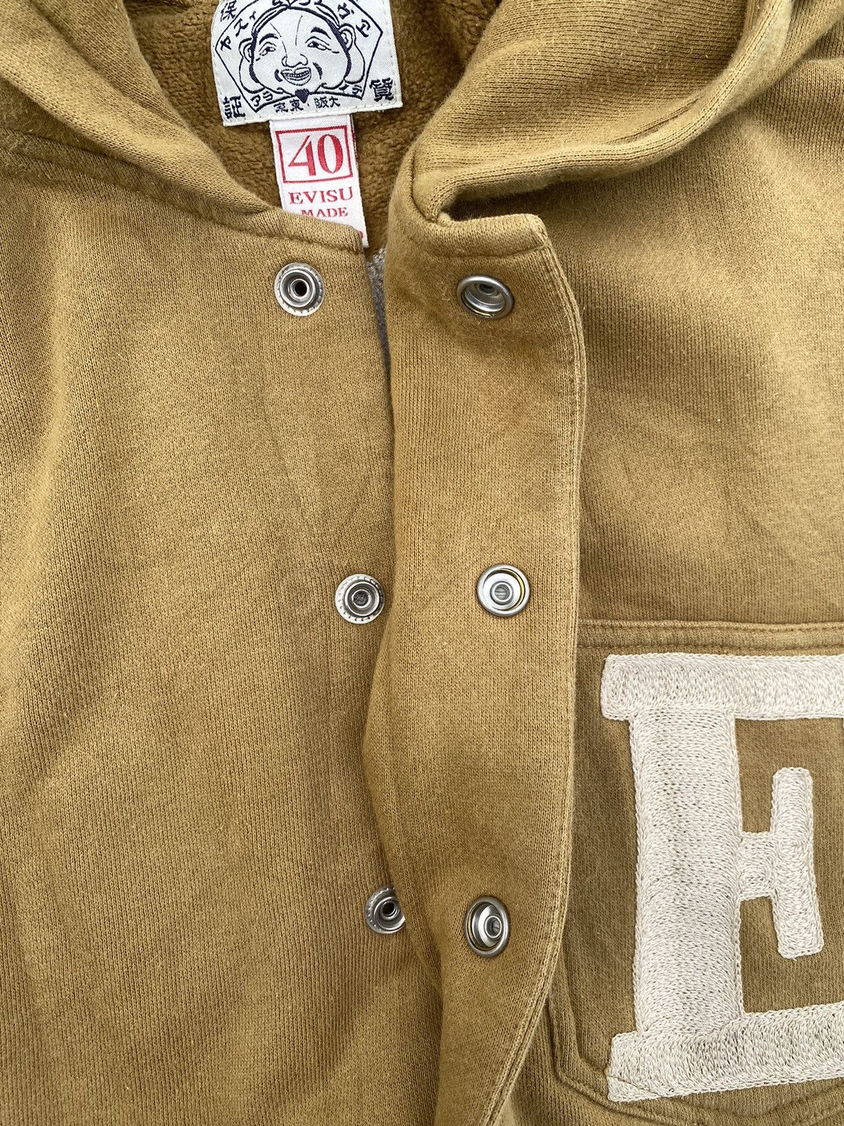 Evisu EVISU YAMANE VARSITY JACKET WITH EMBROIDERY BIG LOGO Size US L / EU 52-54 / 3 - 5 Thumbnail
