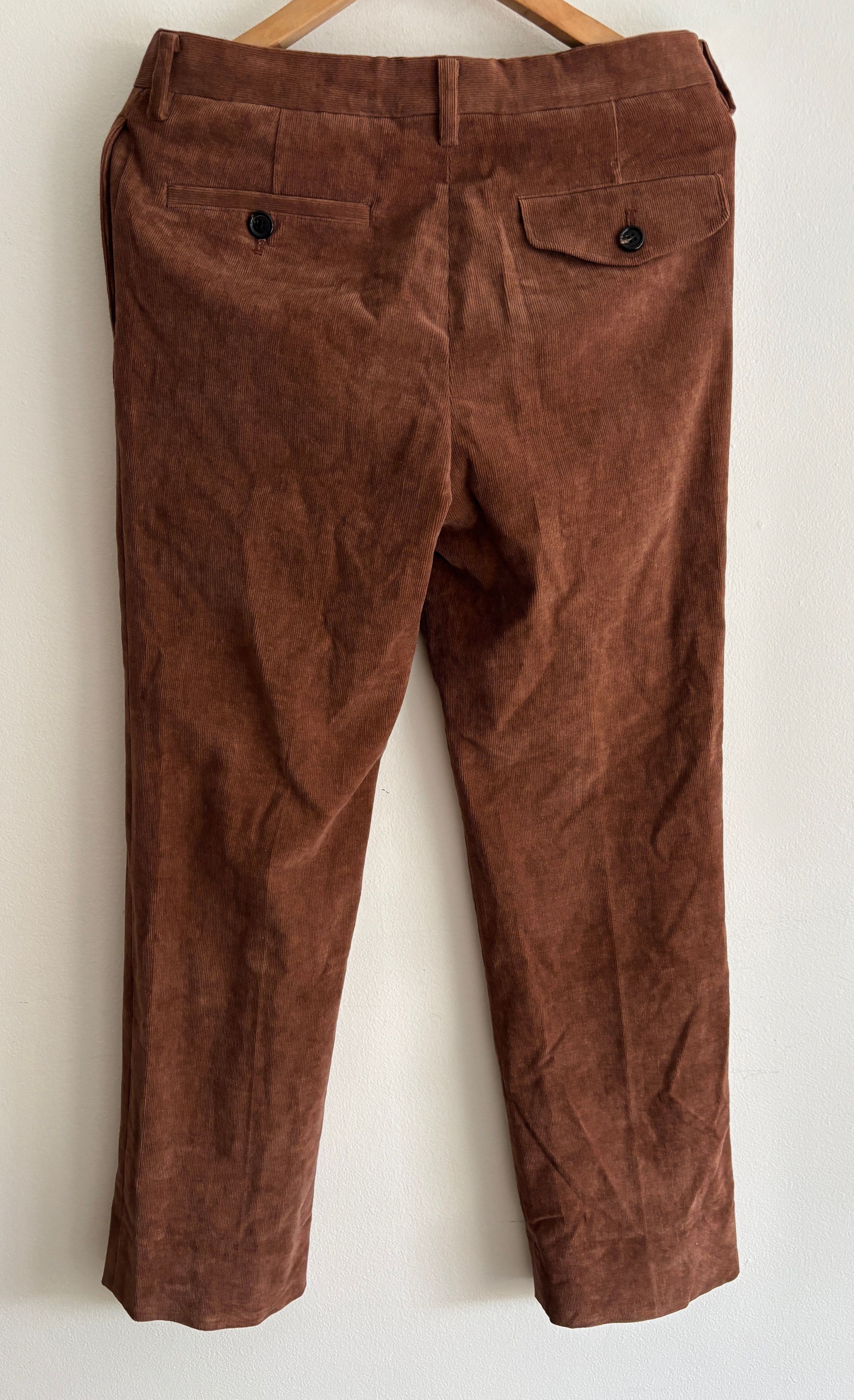 Undercover $550 Wool Cotton Rust Brown Corduroy Pants Size 2 - 30 Size US 30 / EU 46 - 9 Thumbnail
