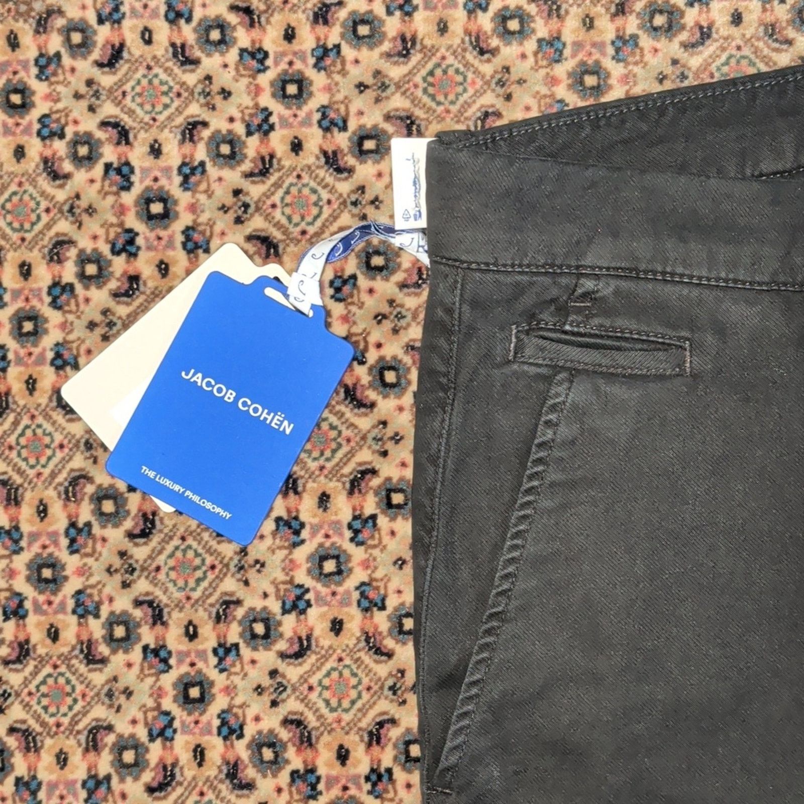 Jacob Cohen Jacob Cohen Men's Dark Chinos Size 38 Size US 38 / EU 54 - 5 Thumbnail