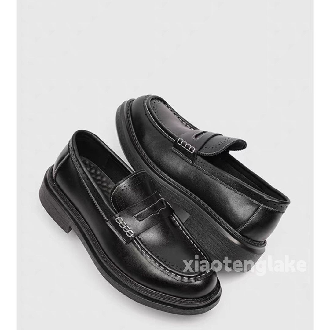 Vintage Utility punk yuppie loafer slip on thick sole shoes Size US 7 / EU 40 - 2 Thumbnail