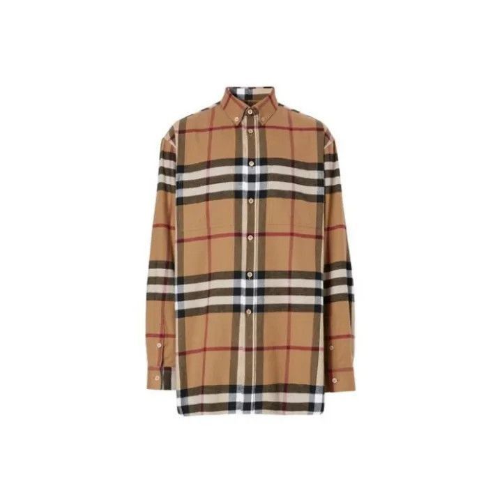 Burberry Burberry Burberry Casual Check Cotton Flannel Shirt-2507 Size US S / EU 44-46 / 1 - 1 Thumbnail