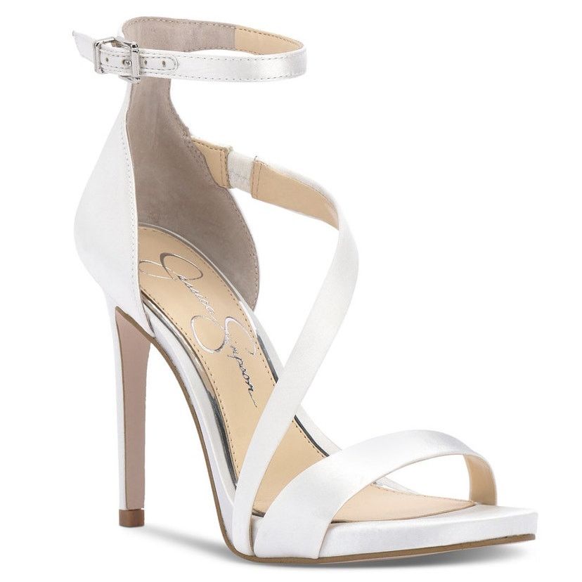 Jessica Simpson JESSICA SIMPSON Bridal Collection Rayli Satin Shoes-Size 9.5 Size US 9.5 / IT 39.5 - 4 Thumbnail
