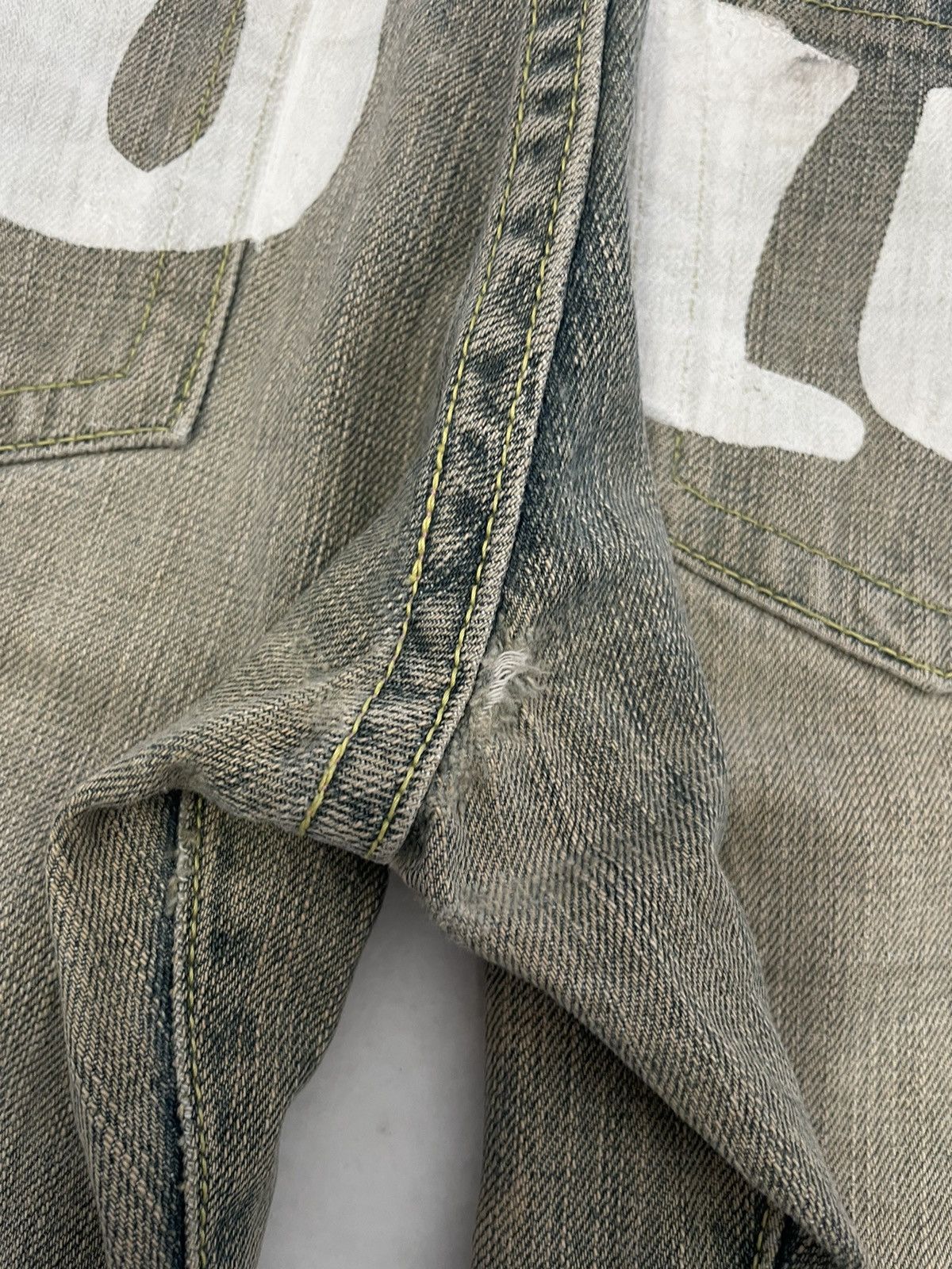 Japanese Brand Vintage Co&Lu Daicock Rusty Mudmax Washed Style Jeans Size US 32 / EU 48 - 5 Thumbnail