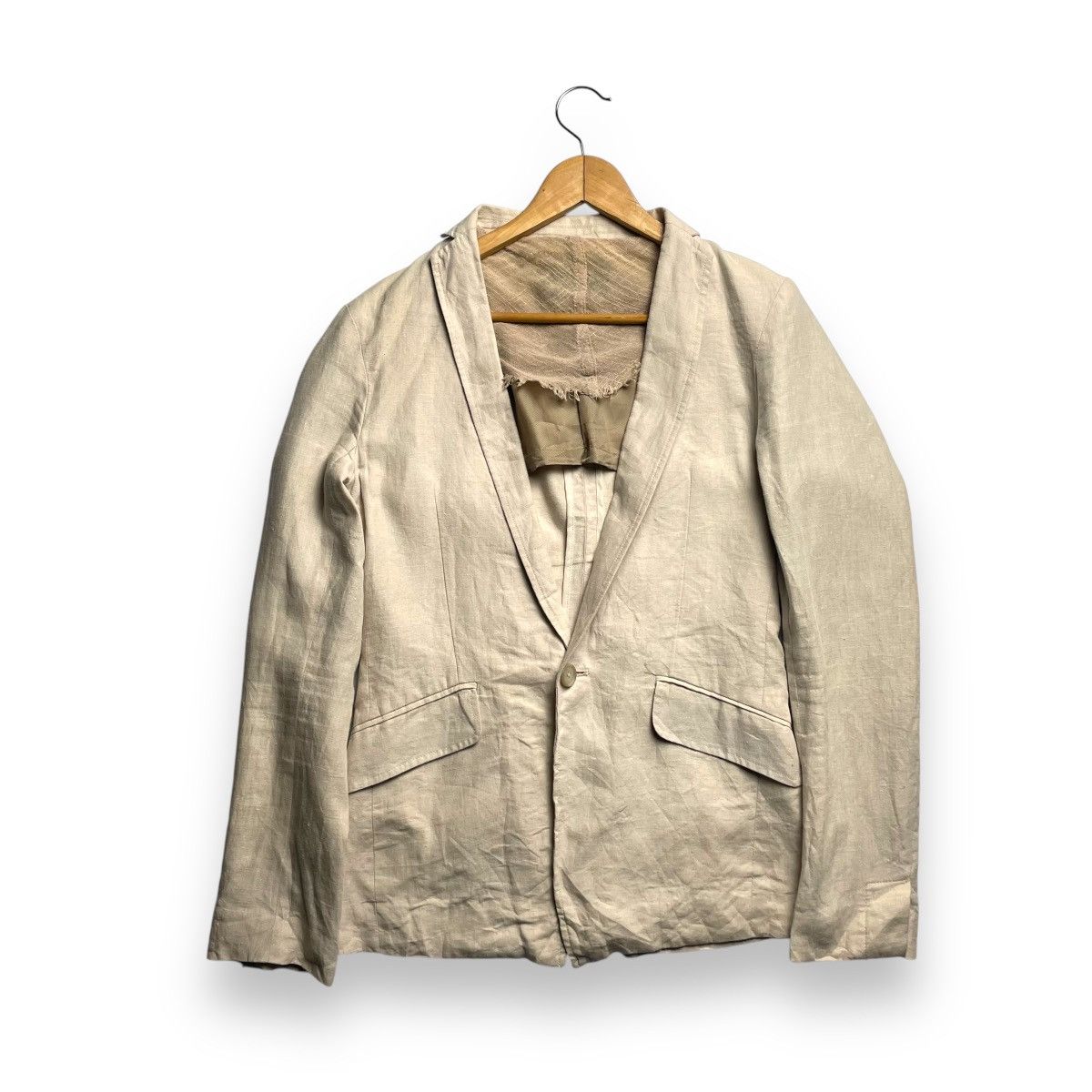 Tornado Mart 🇯🇵 TORNADO MART LINEN JACKET Size US M / EU 48-50 / 2 - 9 Thumbnail