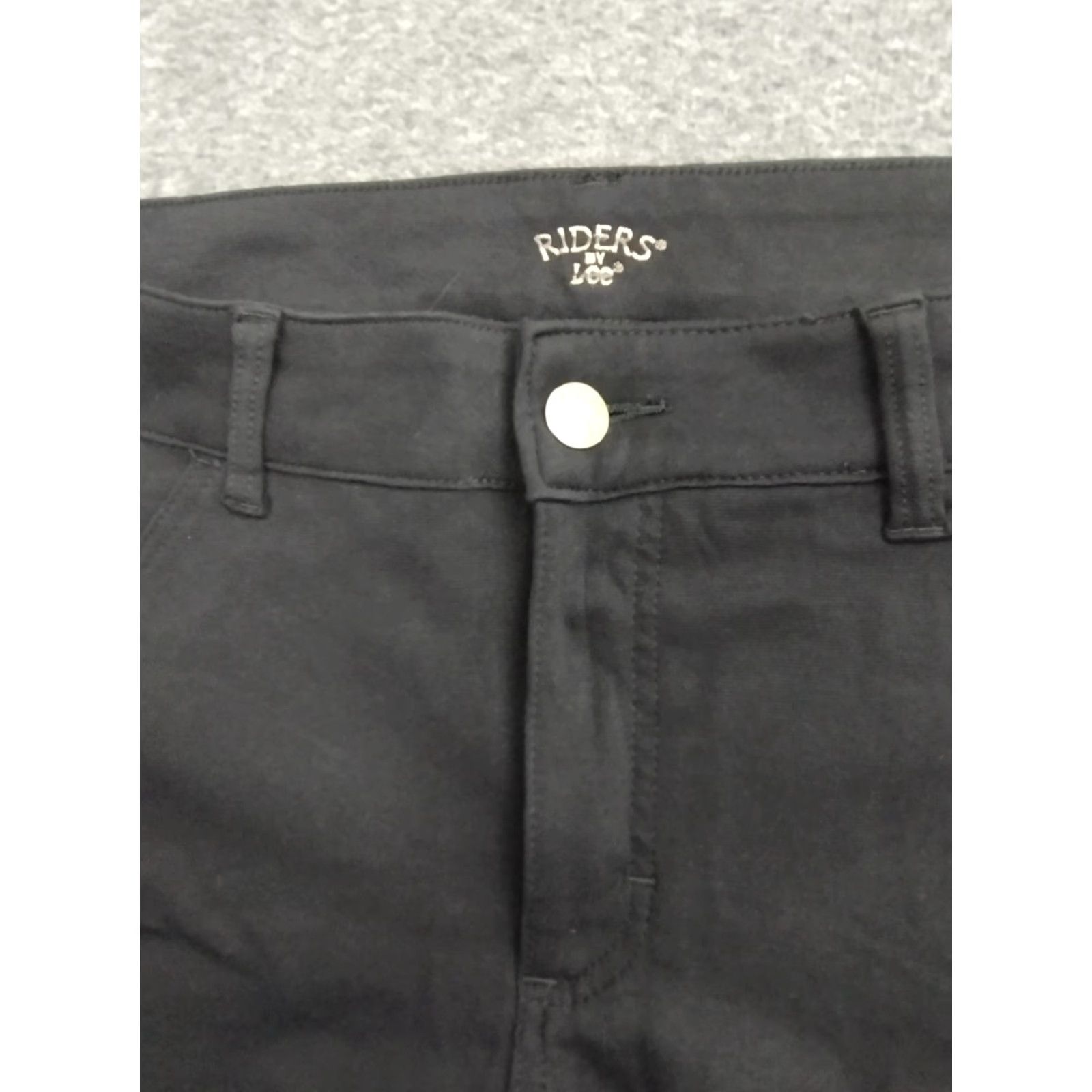 Vintage Riders by Lee Women's Long Shorts Cotton Classic Black Size 18 Size 40" / US 18 - 3 Thumbnail
