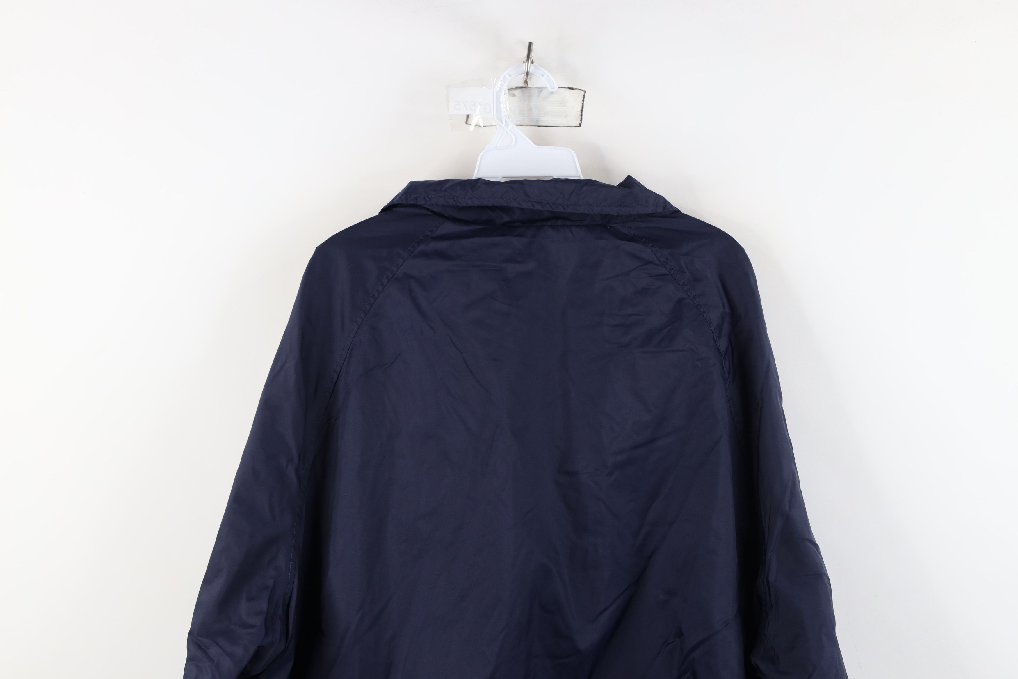 Vintage Vintage 90s Streetwear Coach Coaches Windbreaker Jacket Blue Size US L / EU 52-54 / 3 - 12 Thumbnail