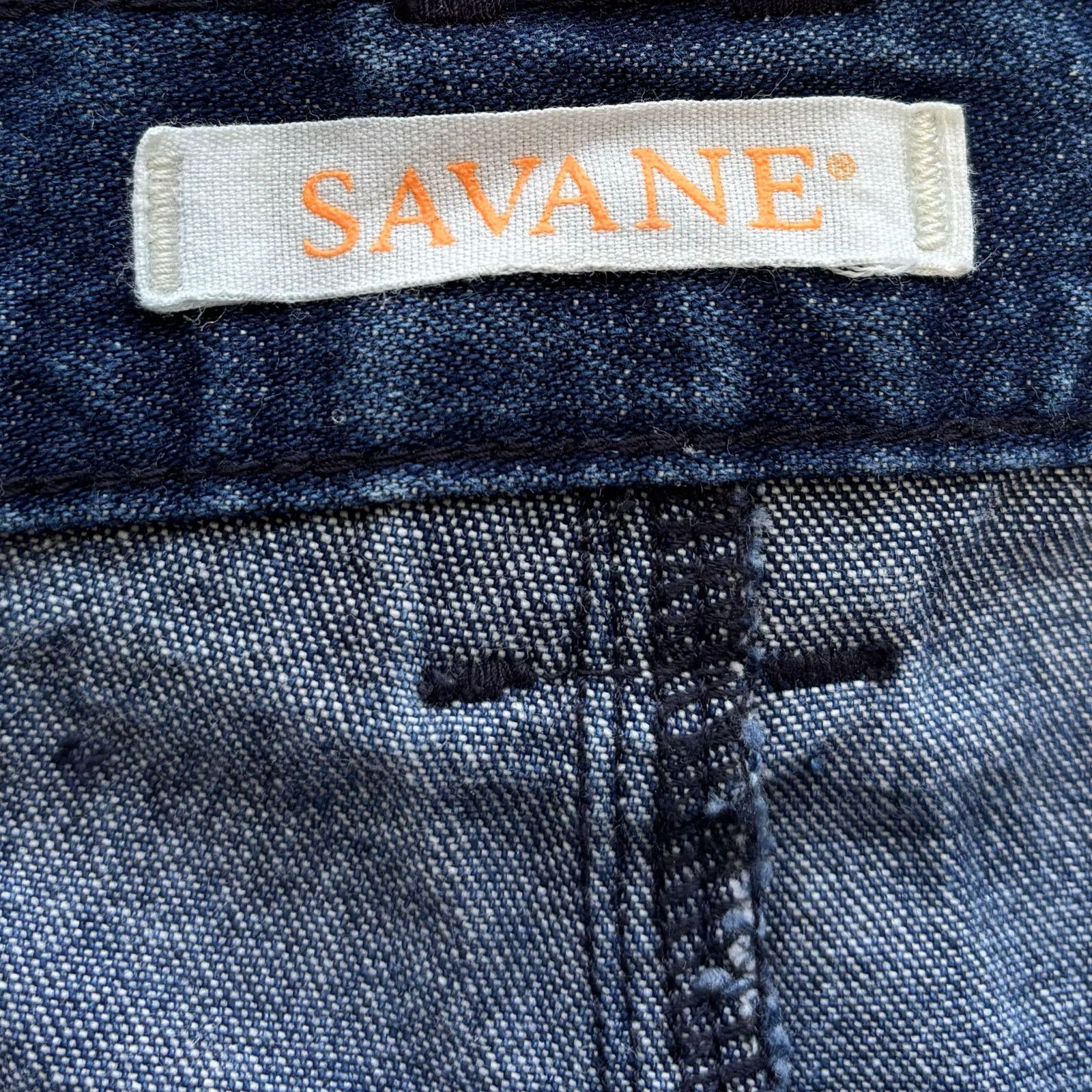 Savane Savane Men’s Lightweight Denim Shorts Size 42 Cotton Zip Fly Size US 42 / EU 58 - 6 Thumbnail