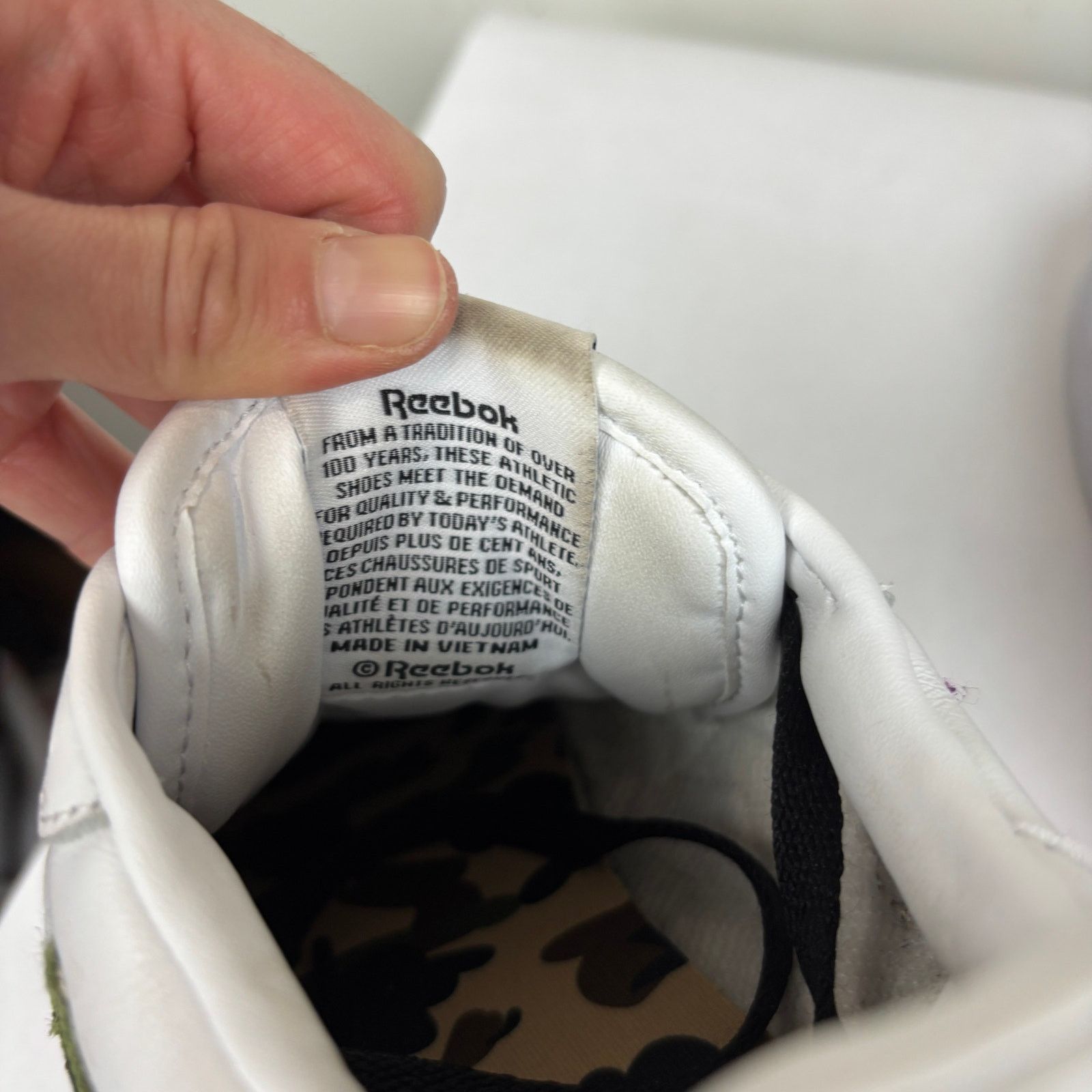 Bape × Reebok Bape A Bathing Ape Reebok Club C 85 Sneakers Shoes 7.5 Size US 7.5 / EU 40-41 - 10 Thumbnail