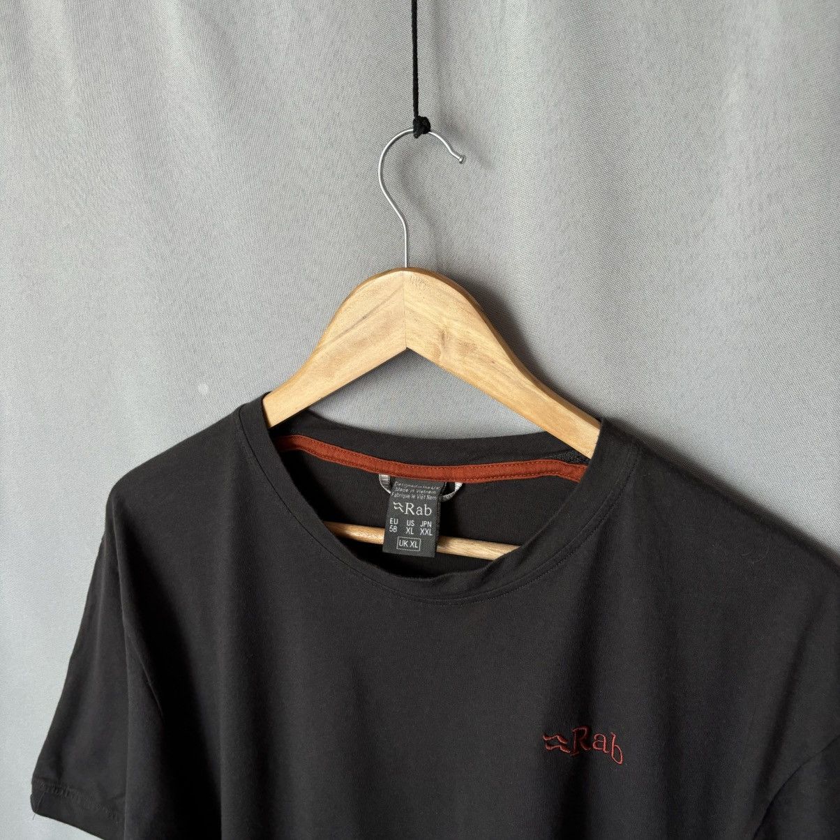 Rab Rab tee t-shirt xl outdoor basic rare dark grey Size US XL / EU 56 / 4 - 3 Thumbnail