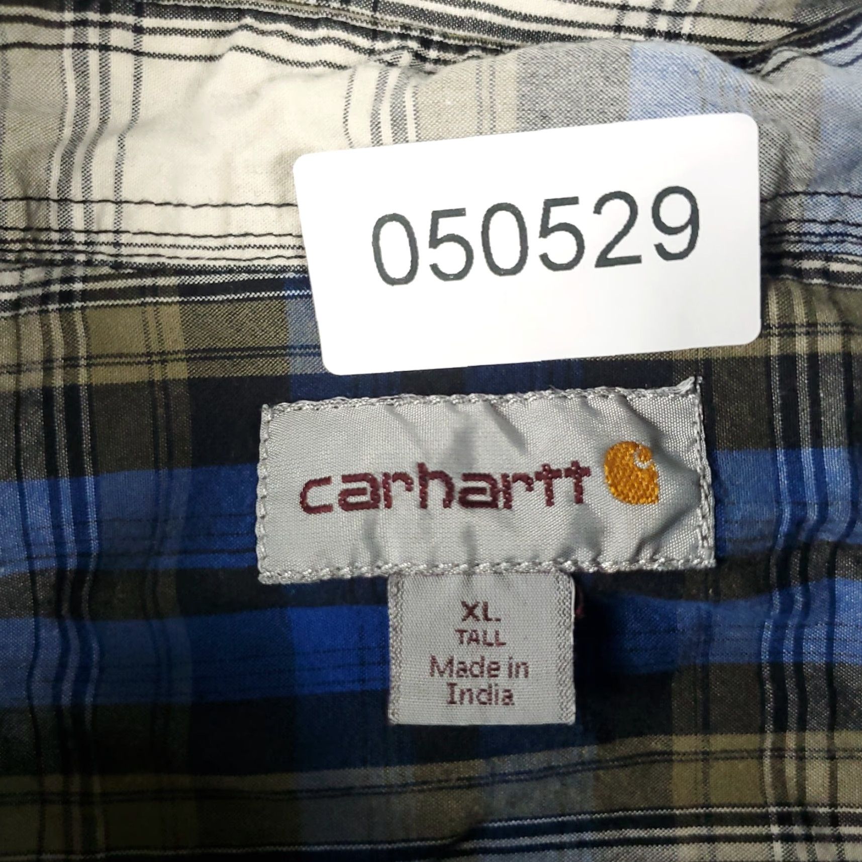 Carhartt VINTAGE Carhartt Shirt Men XL Blue Plaid Button-Up Short Sleeve Casual Shirt - Carhartt Shirt Men XL Blue Plaid Button-Up Short Sleeve Casual Shirt Size US XL / EU 56 / 4 - 6 Thumbnail