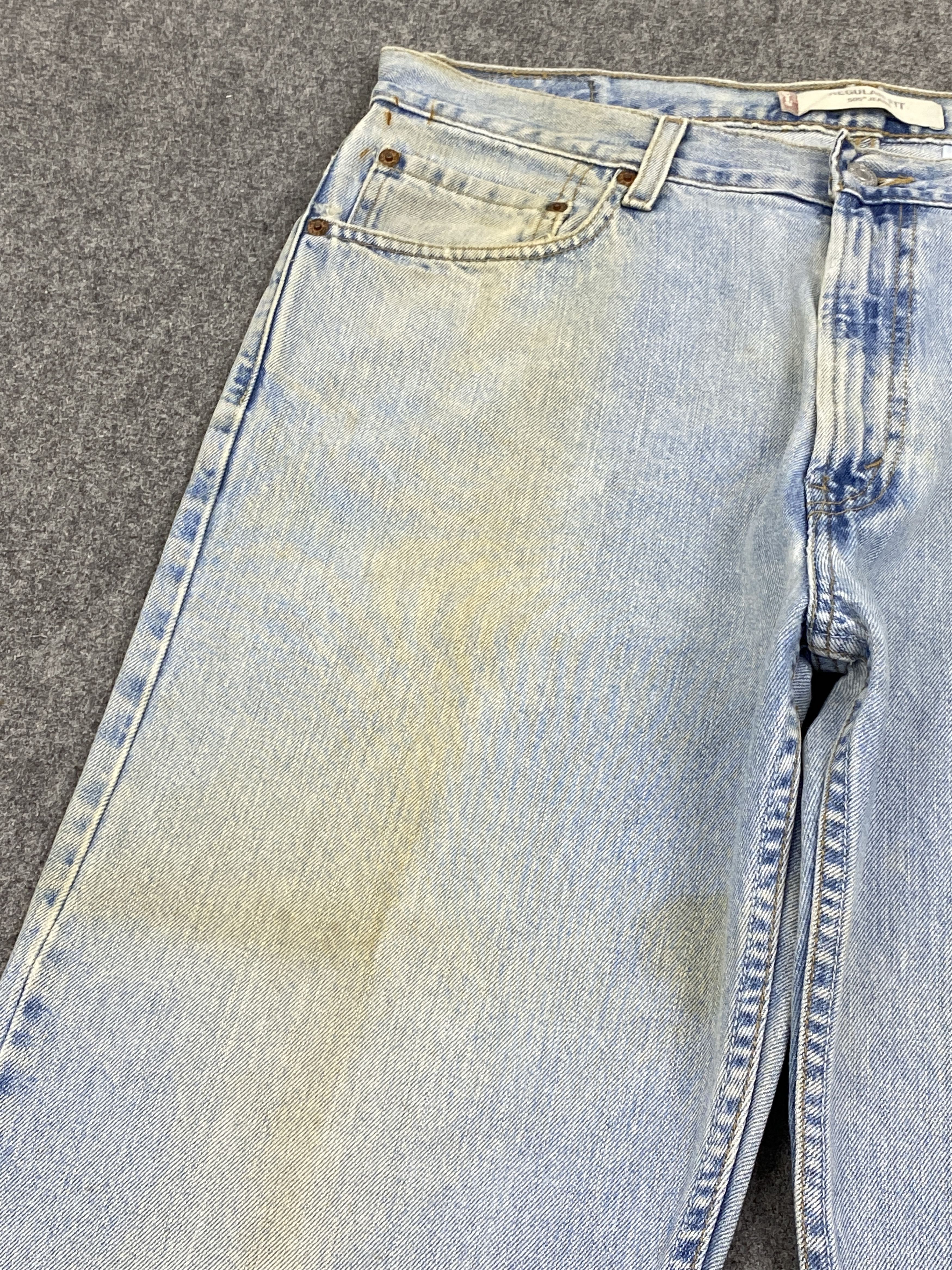 Levi's × Vintage Vintage Levis 505 Rusty Light Blue Jeans Size US 35 - 11 Thumbnail