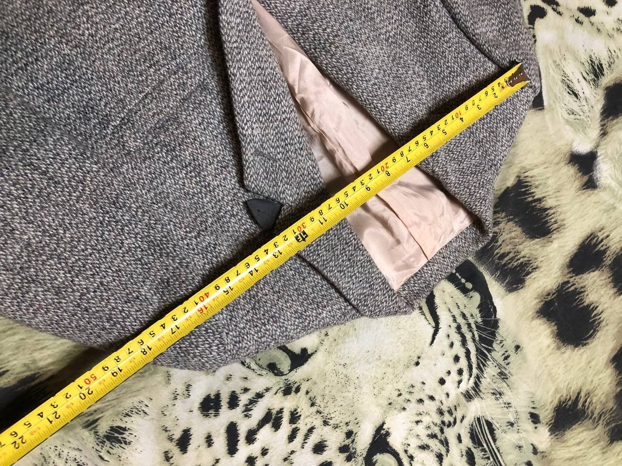Harris Tweed Blazer Vintage Harris Tweed gray streetwear Y2K Size 48R - 15 Thumbnail