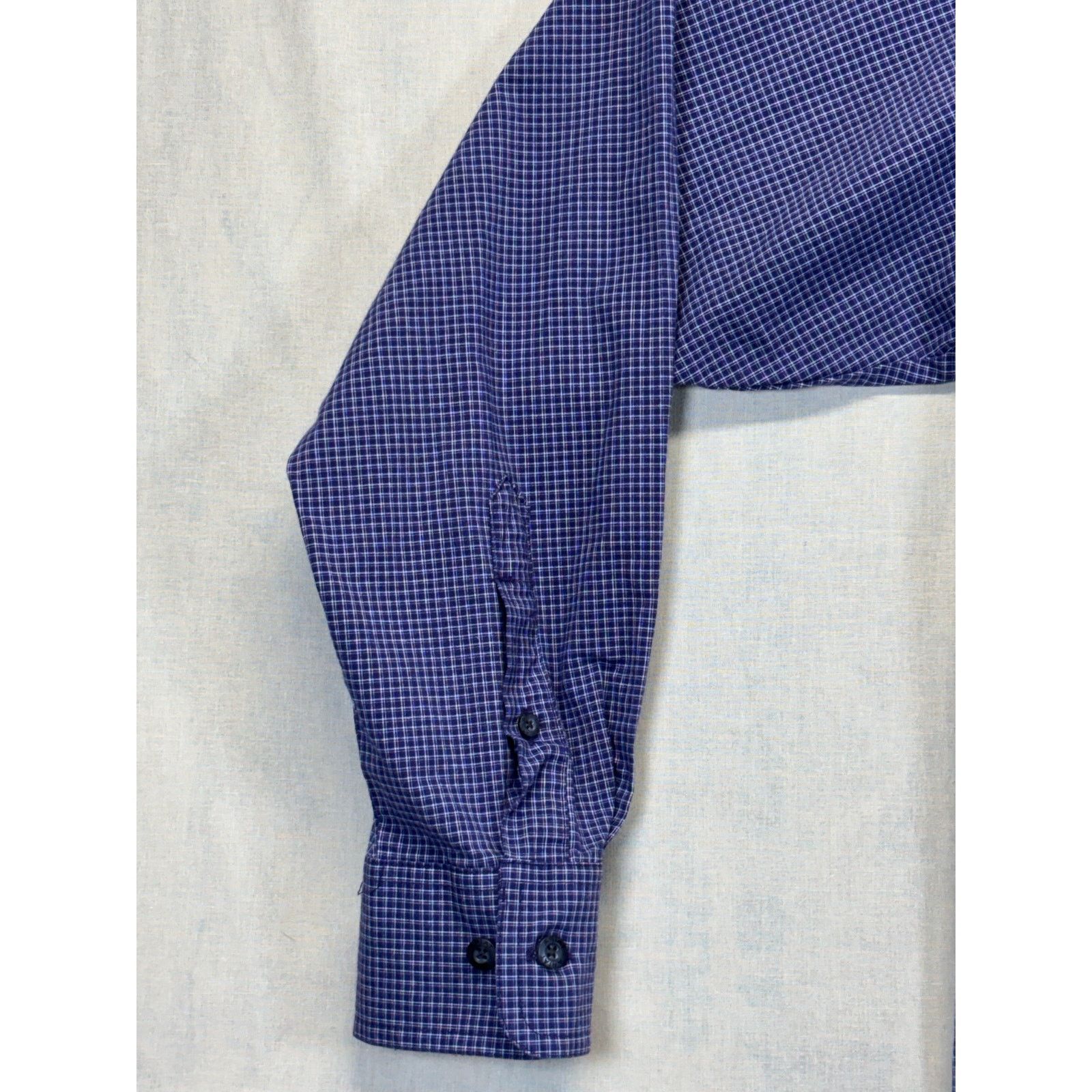 Ariat Ariat Pro Series Shirt Men's Small Blue Purple Plaid Stretch Size US S / EU 44-46 / 1 - 10 Thumbnail