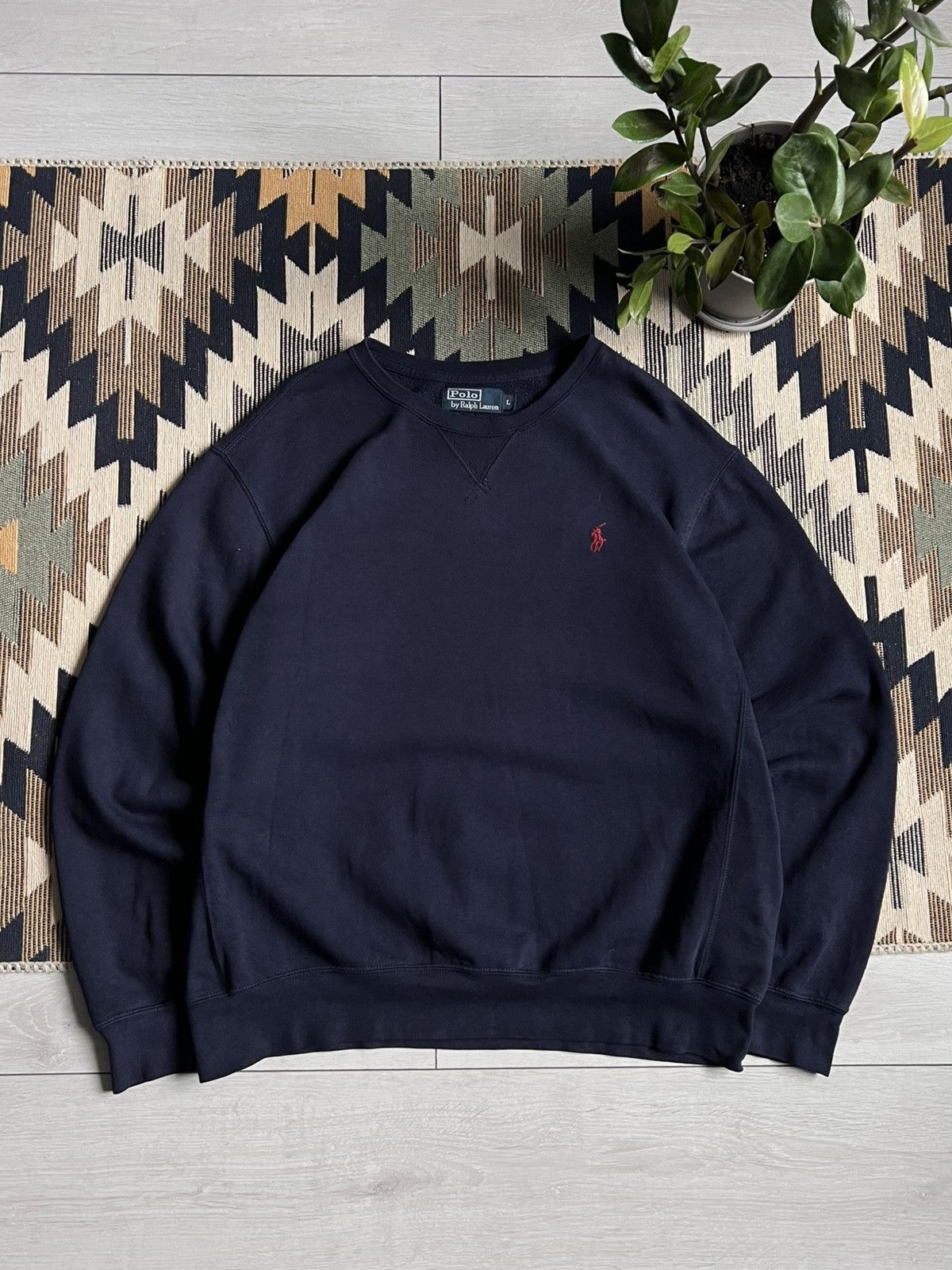 Polo Ralph Lauren × Vintage Vintage Ralph Lauren Polo Sweatshirt Size US L / EU 52-54 / 3 - 1 Thumbnail