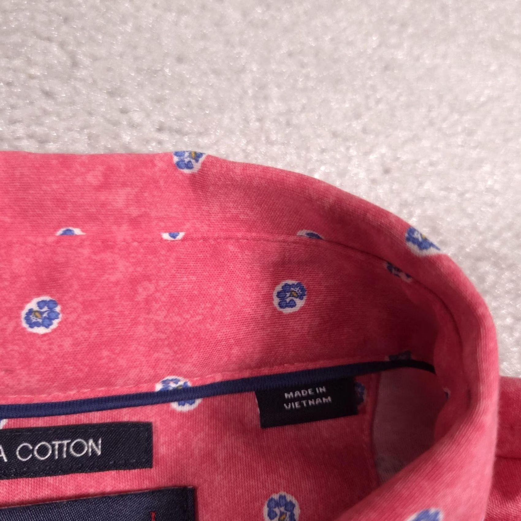 Cremieux Cremieux Polo Shirt Mens L Pink Floral Supima Cotton Classics Logo Allover Size US L / EU 52-54 / 3 - 6 Thumbnail