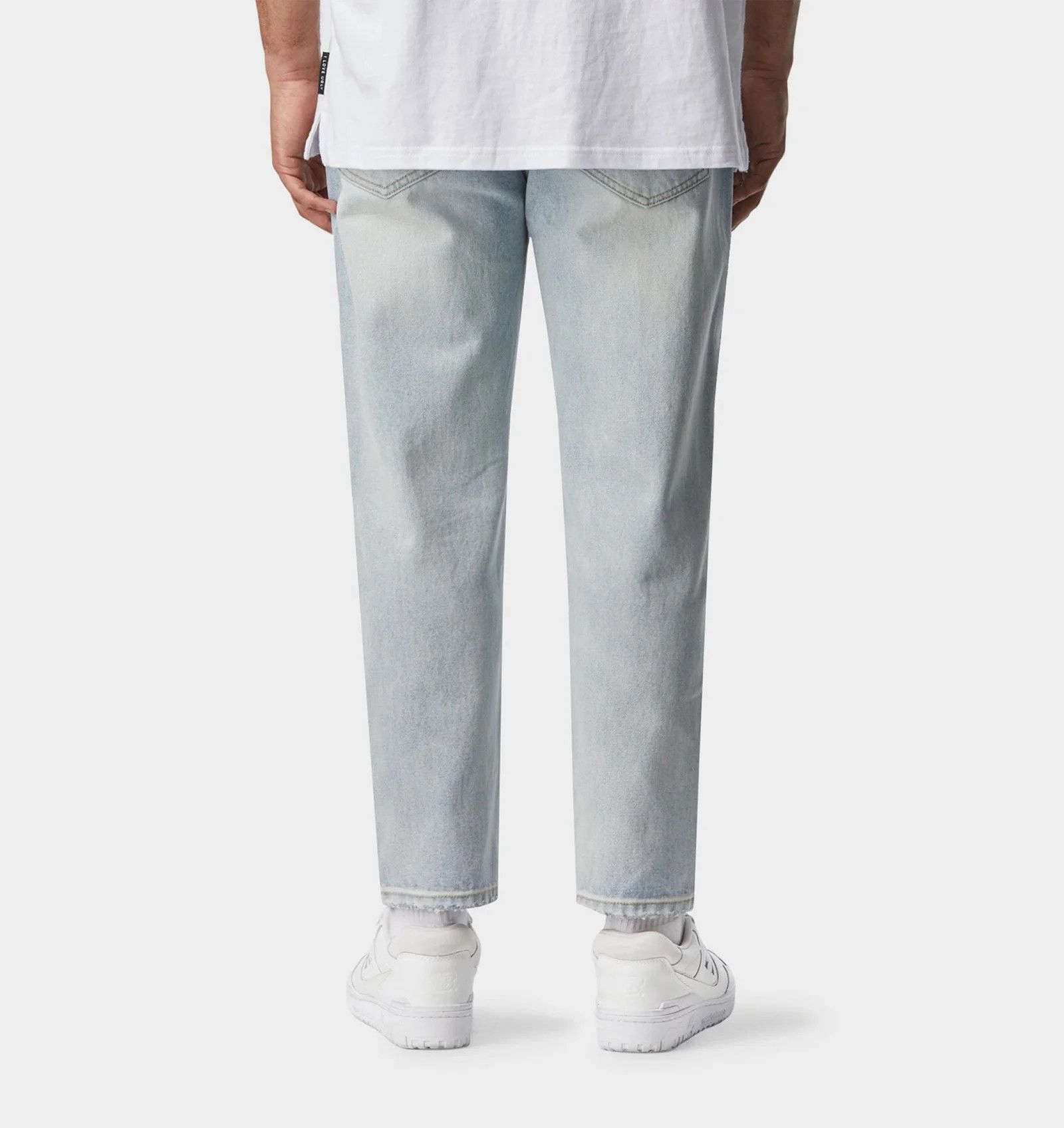 I Love Ugly 90s Cropped Denim Light Blue Size US 30 / EU 46 - 2 Thumbnail