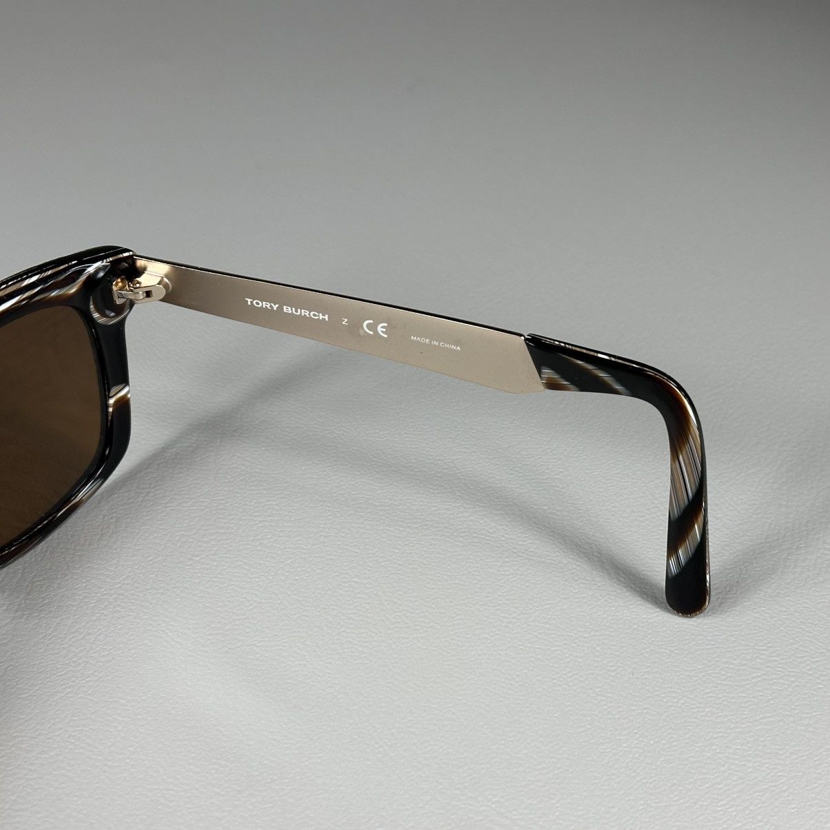 Tory Burch Tory Burch TY 7042 Black Brown Gradient Square Sunglasses Size ONE SIZE - 5 Thumbnail