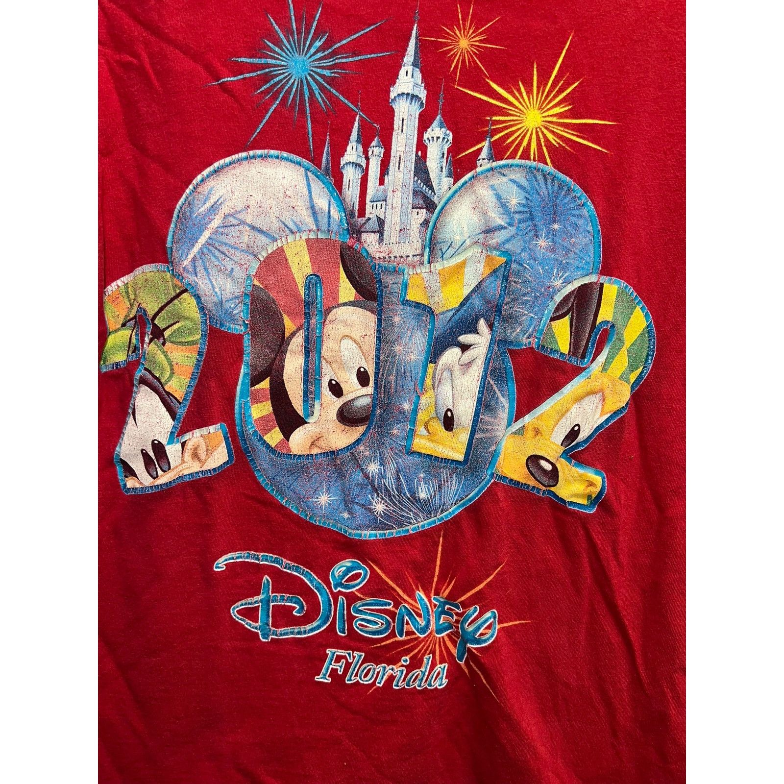 Disney Womens Disney Shirt Florida 2012 Celebration Red Tee Small Size S / US 4 / IT 40 - 4 Thumbnail