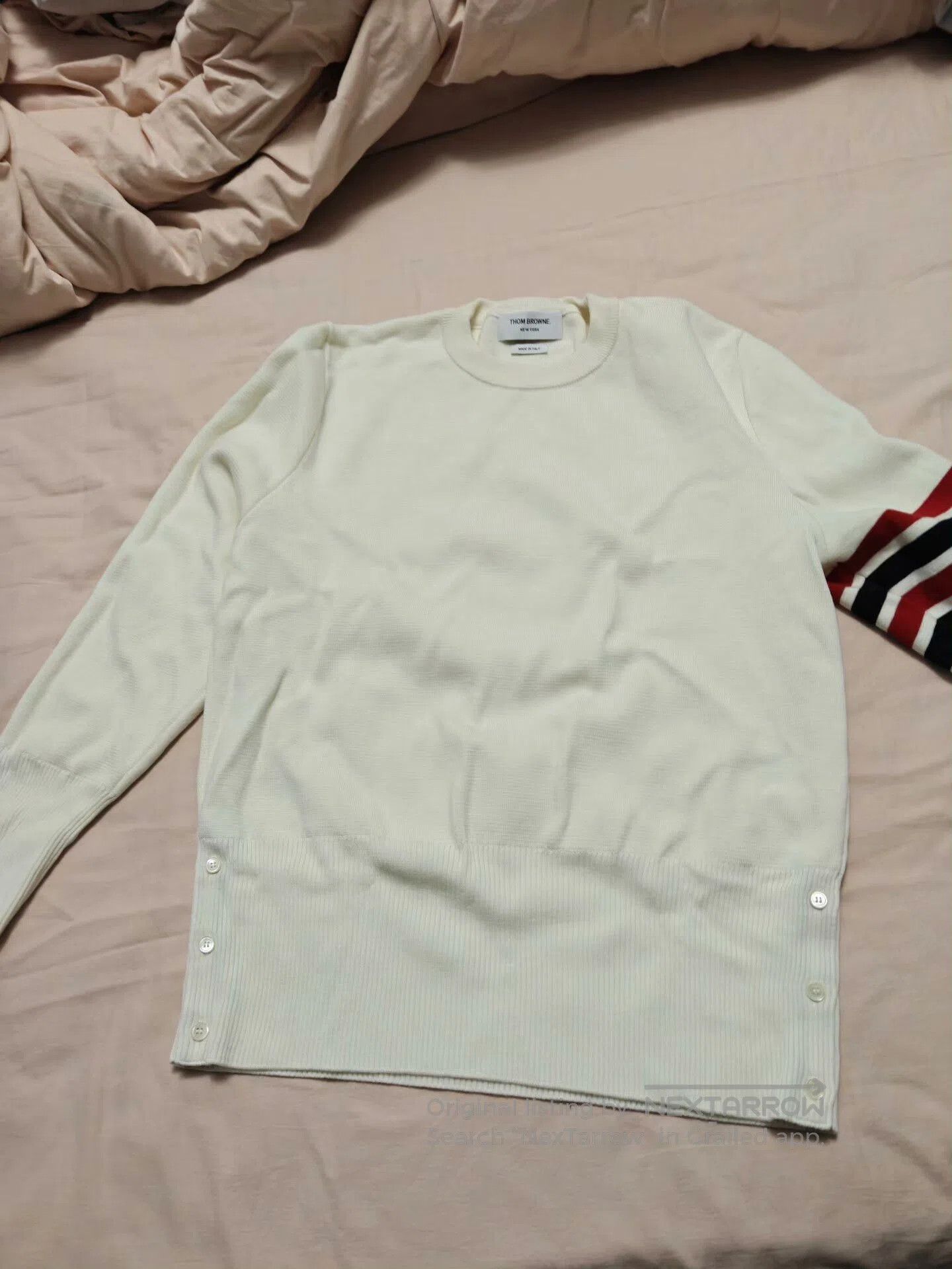 Thom Browne thom browne wool sweater with stripes. Size US M / EU 48-50 / 2 - 1 Thumbnail