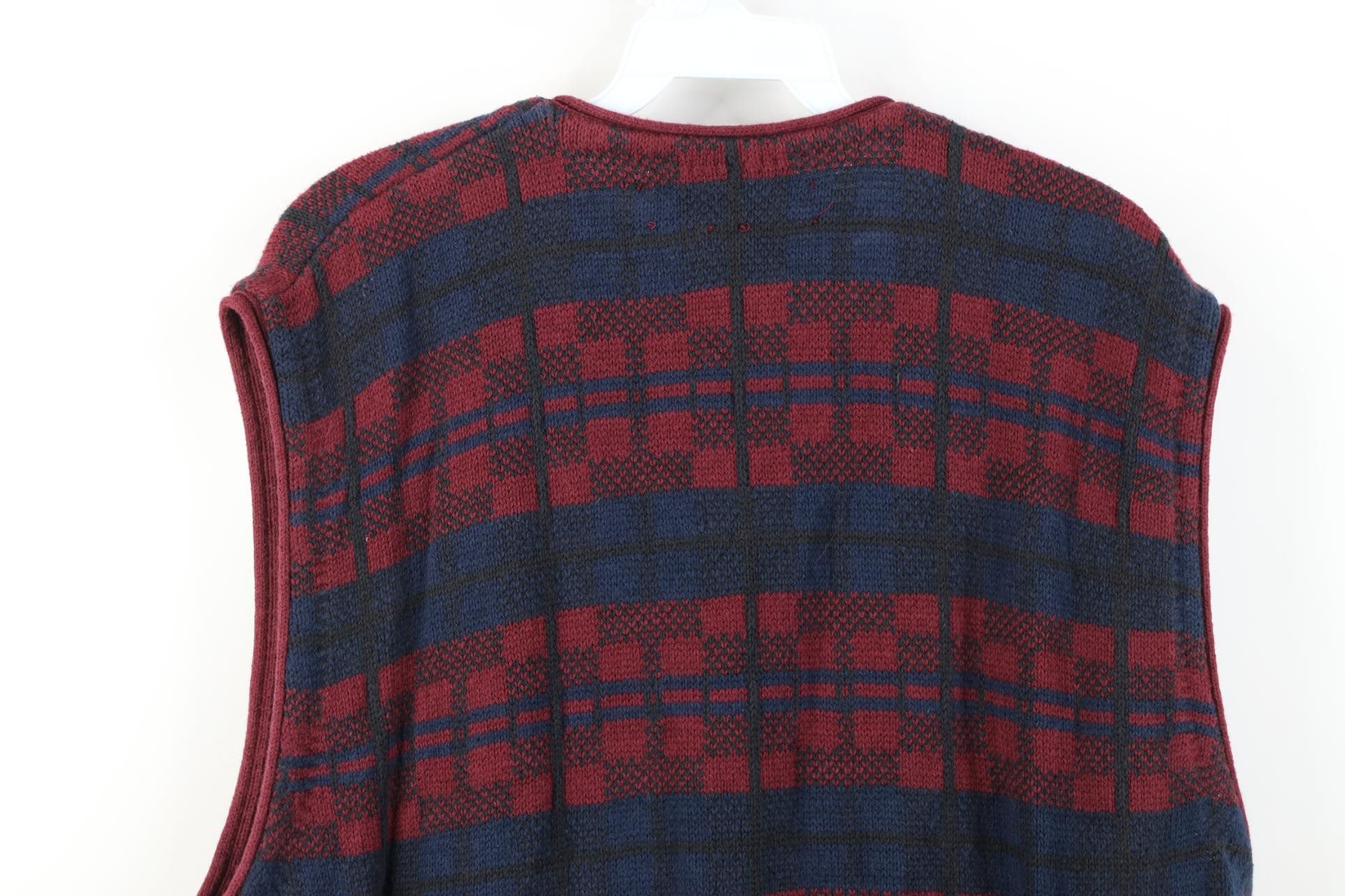 Vintage Vintage 90s Streetwear Knit Cardigan Sweater Vest USA Size US XL / EU 56 / 4 - 8 Thumbnail