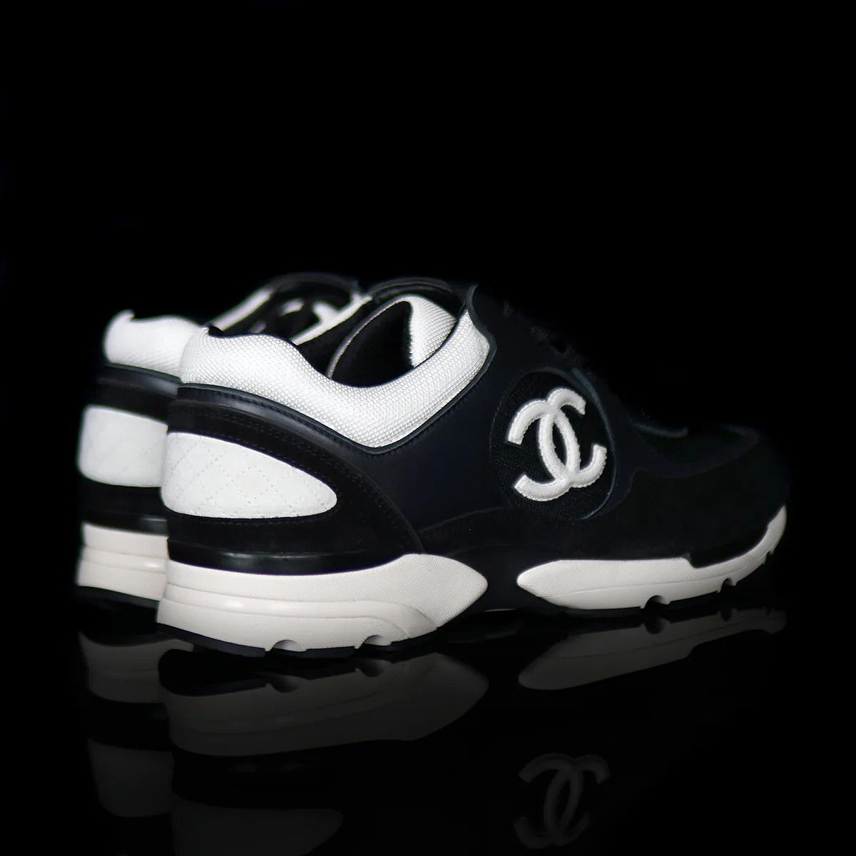 Chanel Chanel CC Sneakers Size US 11.5 / EU 44-45 - 4 Thumbnail