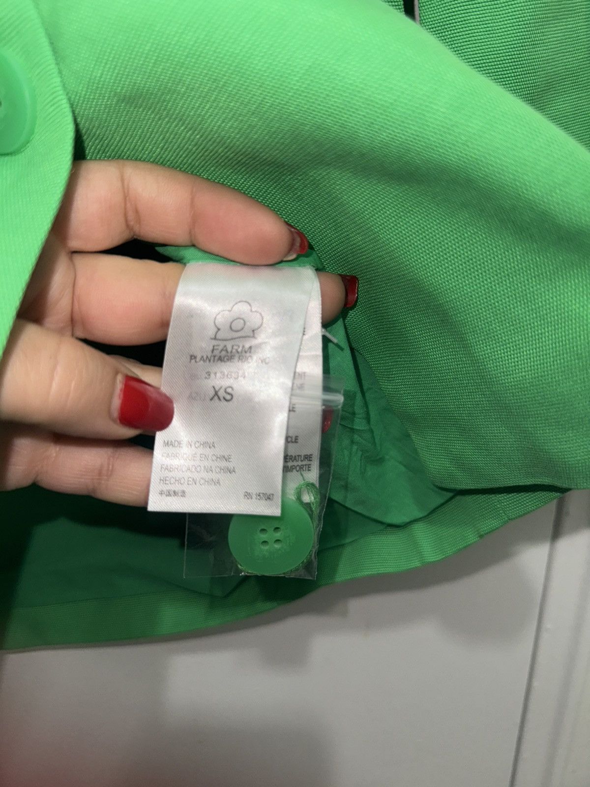 Farm Rio Farm Rio Bright Green Blazer size XS Size XS / US 0-2 / IT 36-38 - 13 Thumbnail