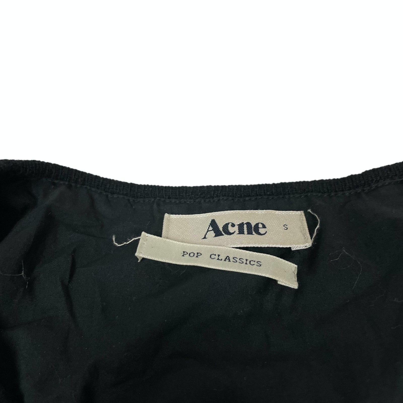 Acne Studios Acne Women's Black Wool Full Zip Cropped Fleece Jacket Small Size S / US 4 / IT 40 - 11 Thumbnail