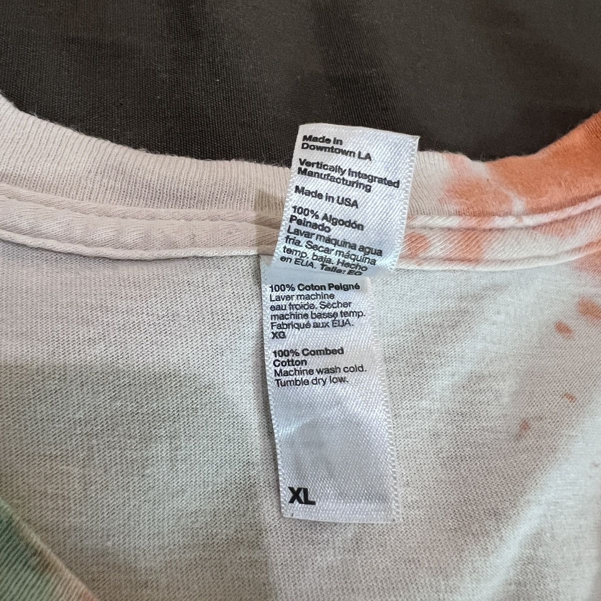 American Apparel Tim And Eric Awesome Show series comedy Movie Tee XL tie dye Size US XL / EU 56 / 4 - 5 Thumbnail