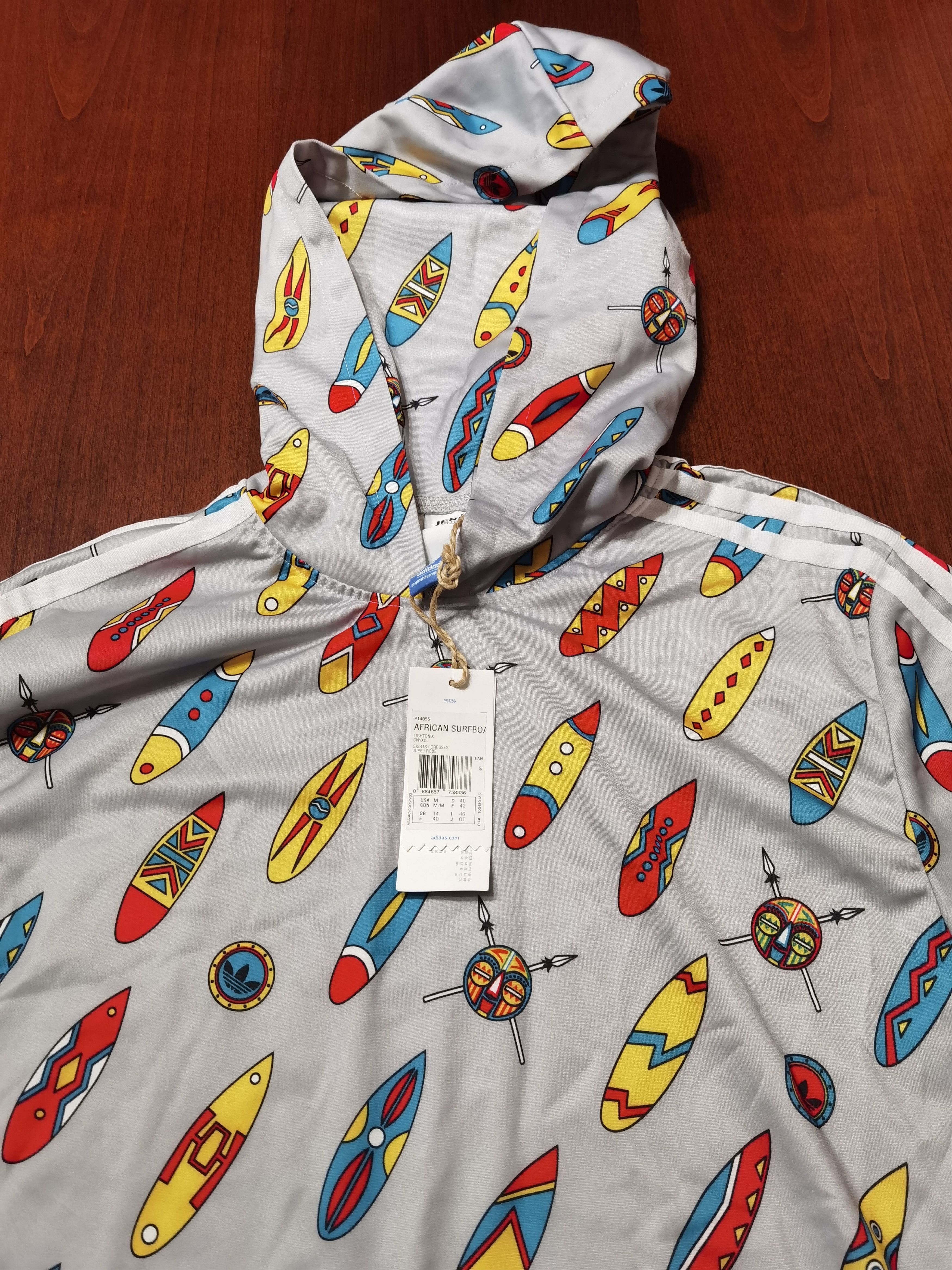 Adidas × Jeremy Scott Adidas Jeremy Scott African Surfboards Dress Jumper M P14055 Size M / US 6-8 / IT 42-44 - 3 Thumbnail