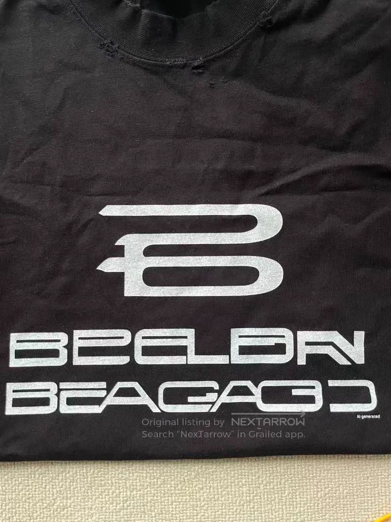 Balenciaga Balenciaga Logo Letter Printed Short Sleeve T-Shirt Size US M / EU 48-50 / 2 - 3 Thumbnail