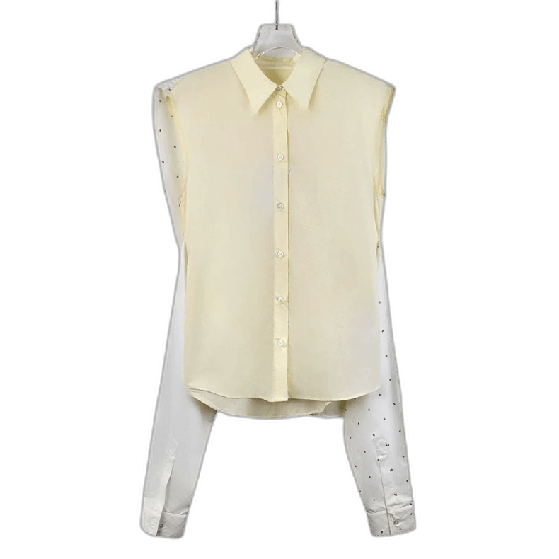 Maison Margiela Maison Margiela Layered Sleeve Cotton Shirt-2506 Size S / US 4 / IT 40 - 1 Thumbnail