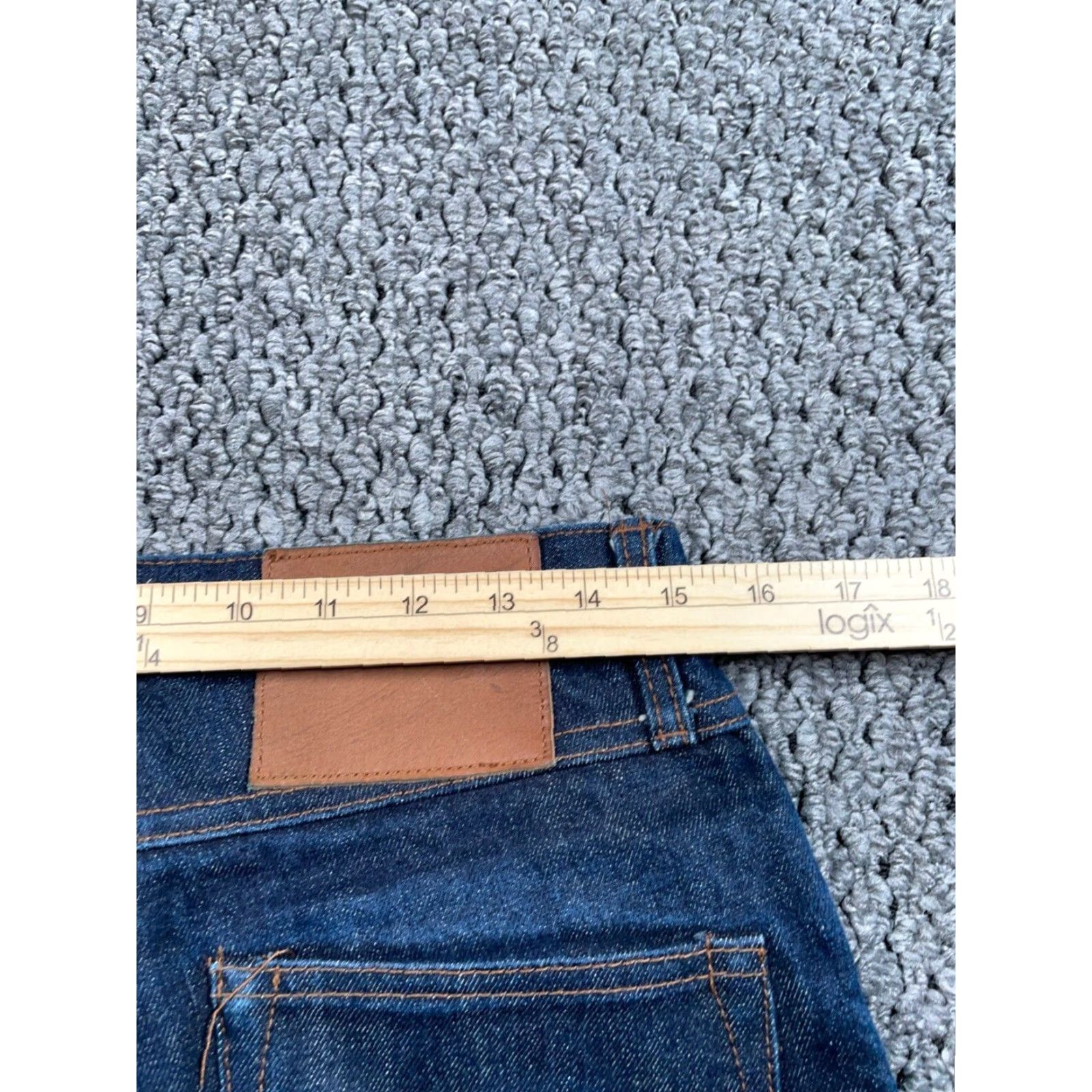 The Unbranded Brand VINTAGE The Unbranded UB101 Skinny Jeans Men's 30 Dark Blue Denim Selvedge 5-Pocket 32 Inseam Adult Mens Skinny Fit Size US 30 / EU 46 - 5 Thumbnail