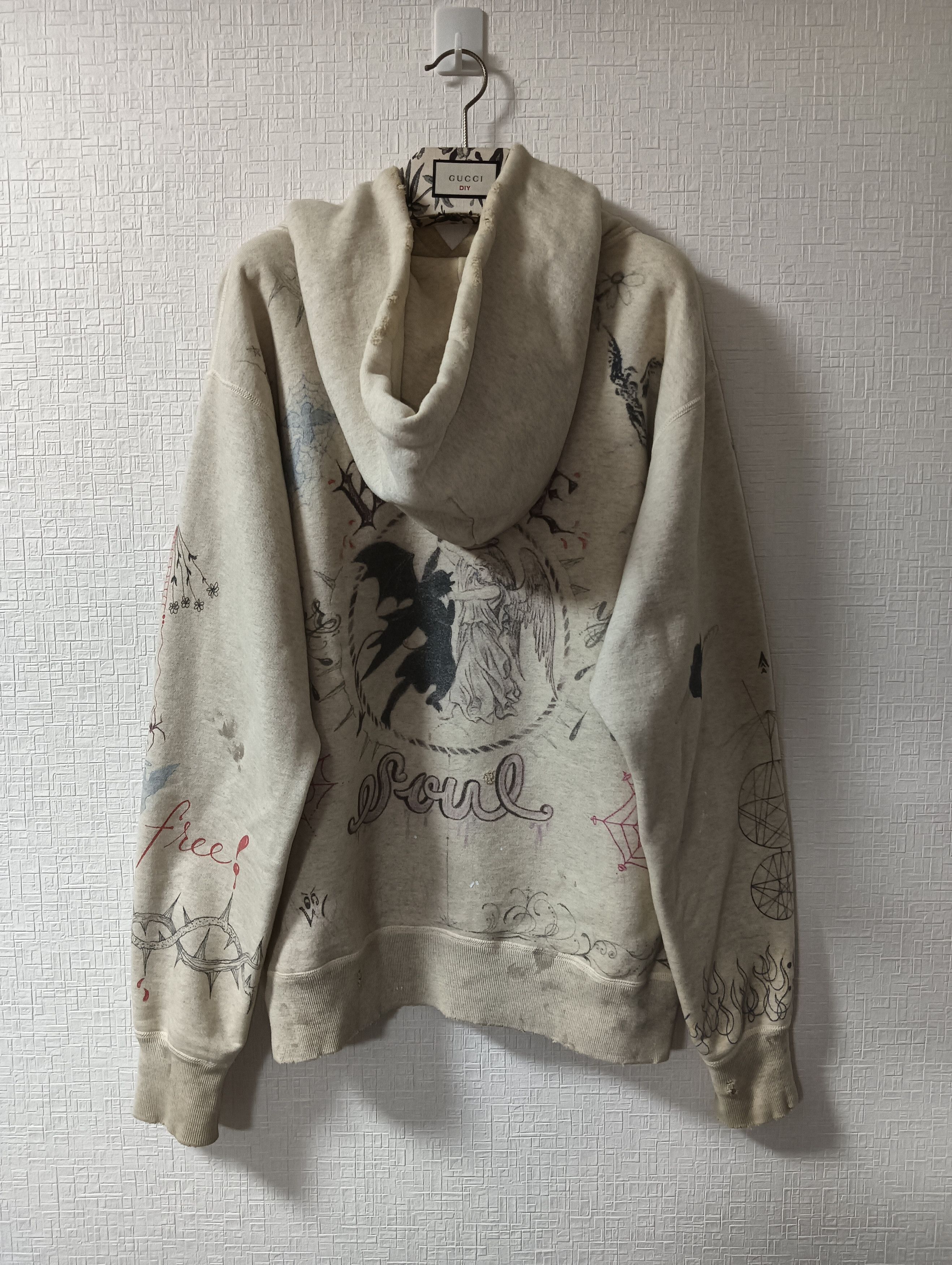 Saint Michael Dr Woo Heaven or Hell Hoodie Size US M / EU 48-50 / 2 - 2 Thumbnail