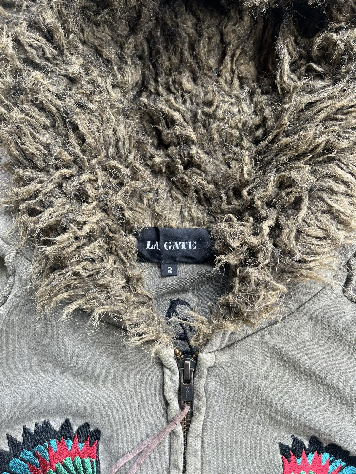 Japanese Brand VTG LA GATE INDIAN JAPANESE FUR HOODIE IFSIXWASNINE STYLE Size US M / EU 48-50 / 2 - 12 Thumbnail