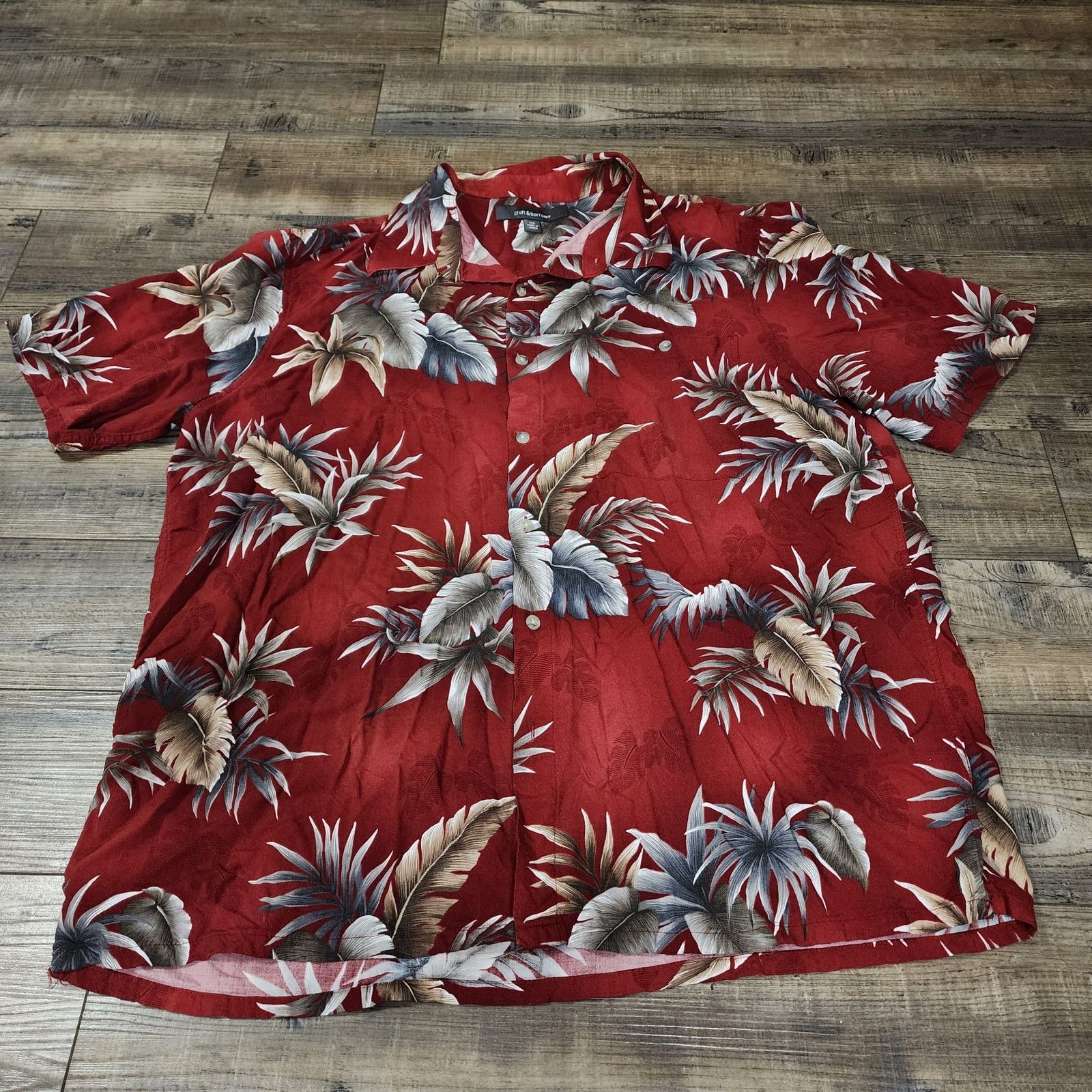 Croft & Barrow Croft & Barrow short sleeve Hawaiian print shirt men XL 2235 Size US XL / EU 56 / 4 - 1 Thumbnail