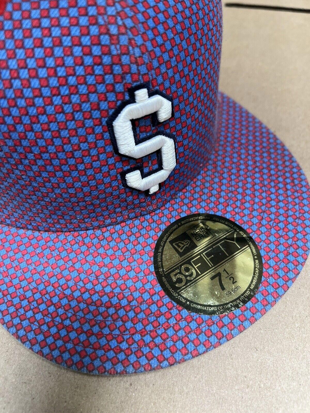 New Era 2007 SS07 Supreme New Era Checkered Cap Hat Purple Size ONE SIZE - 2 Thumbnail