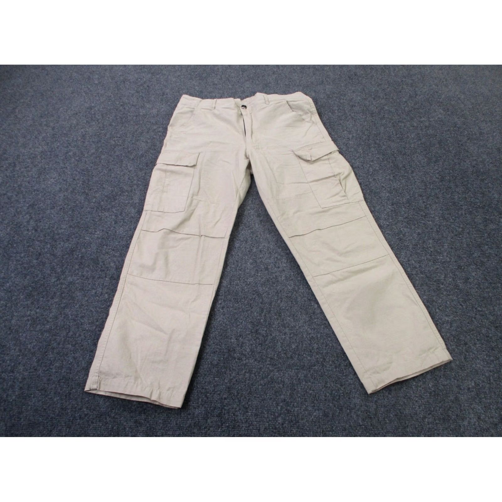 Carhartt Carhartt Pants Mens S Beige Cargo Canvas Carpenter Workwear Outdoors Logo Size US 29 - 2 Thumbnail