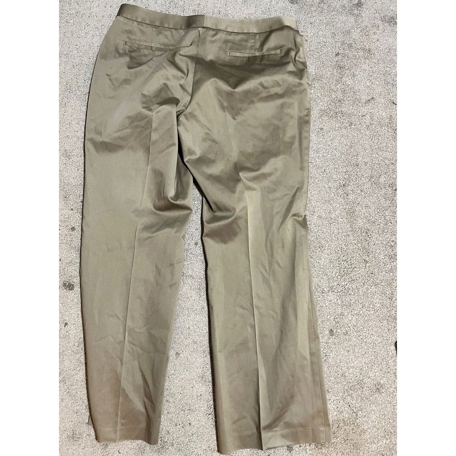 Dockers DOCKERS Pants Women 16 Ideal Fit Metro Beige Flat Front Straight Chino Size 16 Womens Beige Dockers Pants Vintage? Size 38" / US 16 / IT 52 - 3 Thumbnail