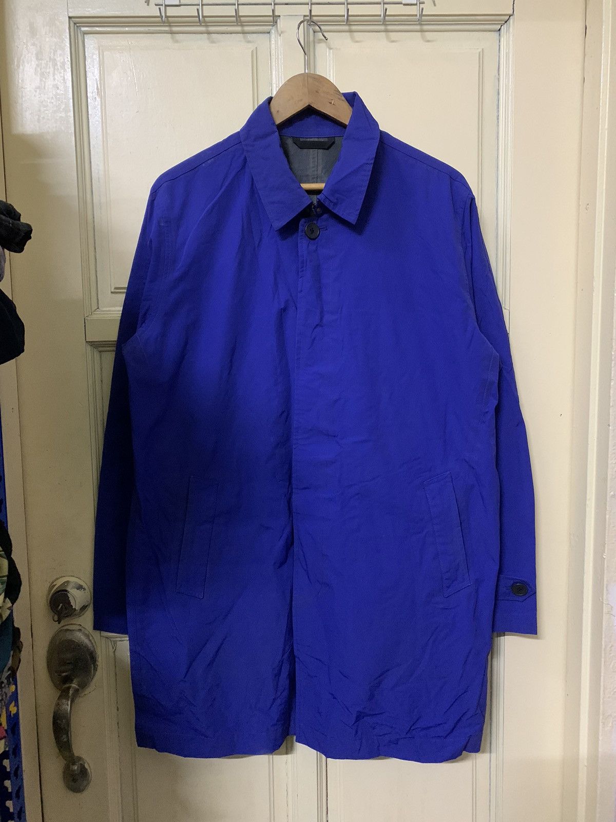 Lacoste Vtg Lacoste Trench Coat Button Jacket Size US L / EU 52-54 / 3 - 1 Thumbnail