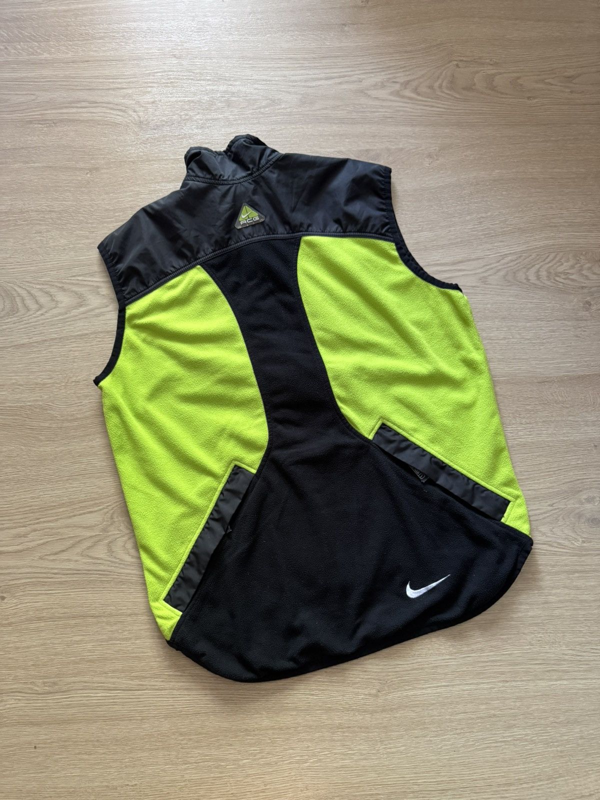 Vintage Vintage 90’s Nike ACG y2k Fleece Nylon Japanese Rare Vest Size US L / EU 52-54 / 3 - 8 Thumbnail