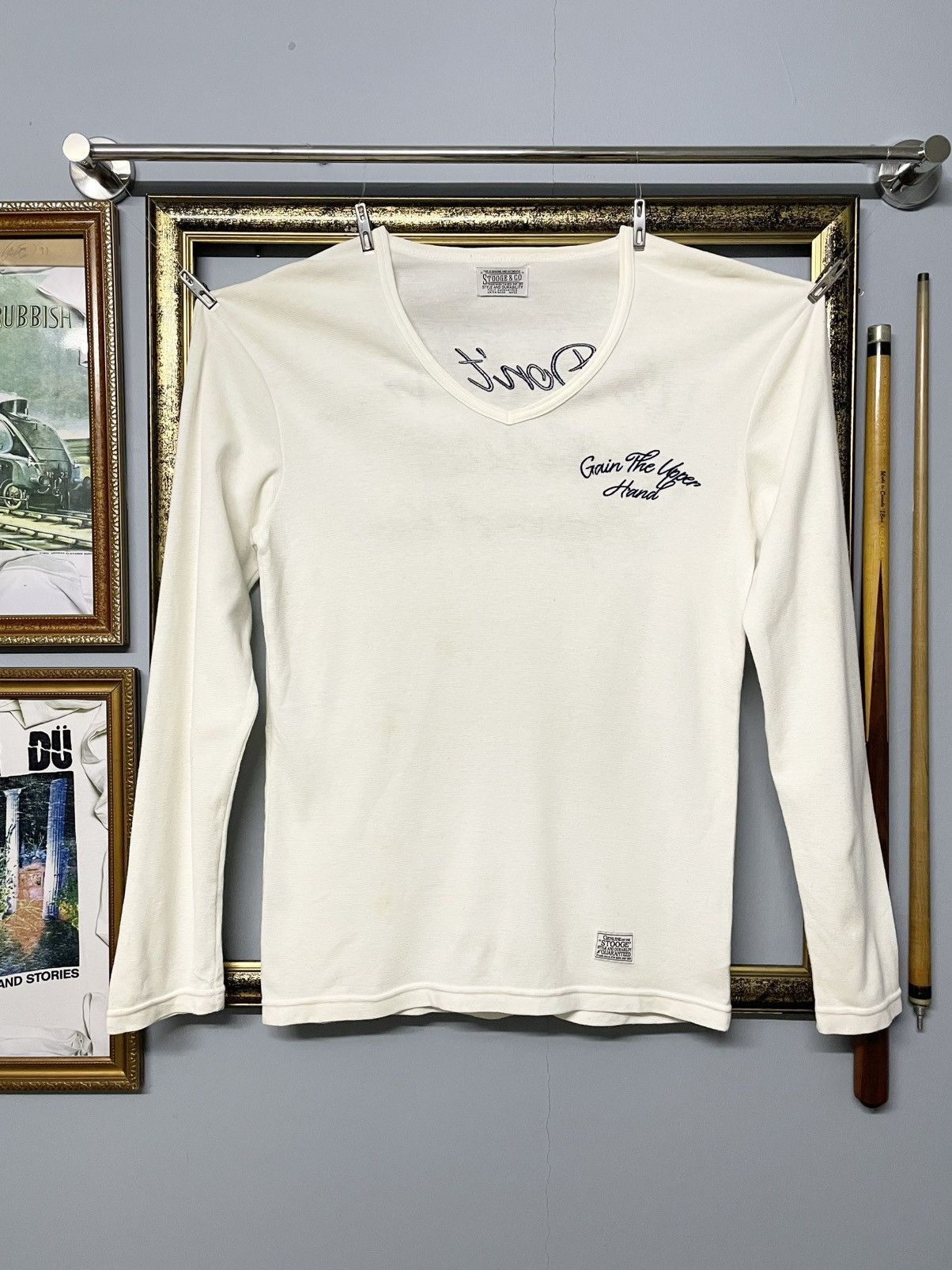 In The Attic Vintage Japan Stooge&co ‘What Will Happen At Year’ Thermal Size US M / EU 48-50 / 2 - 6 Thumbnail